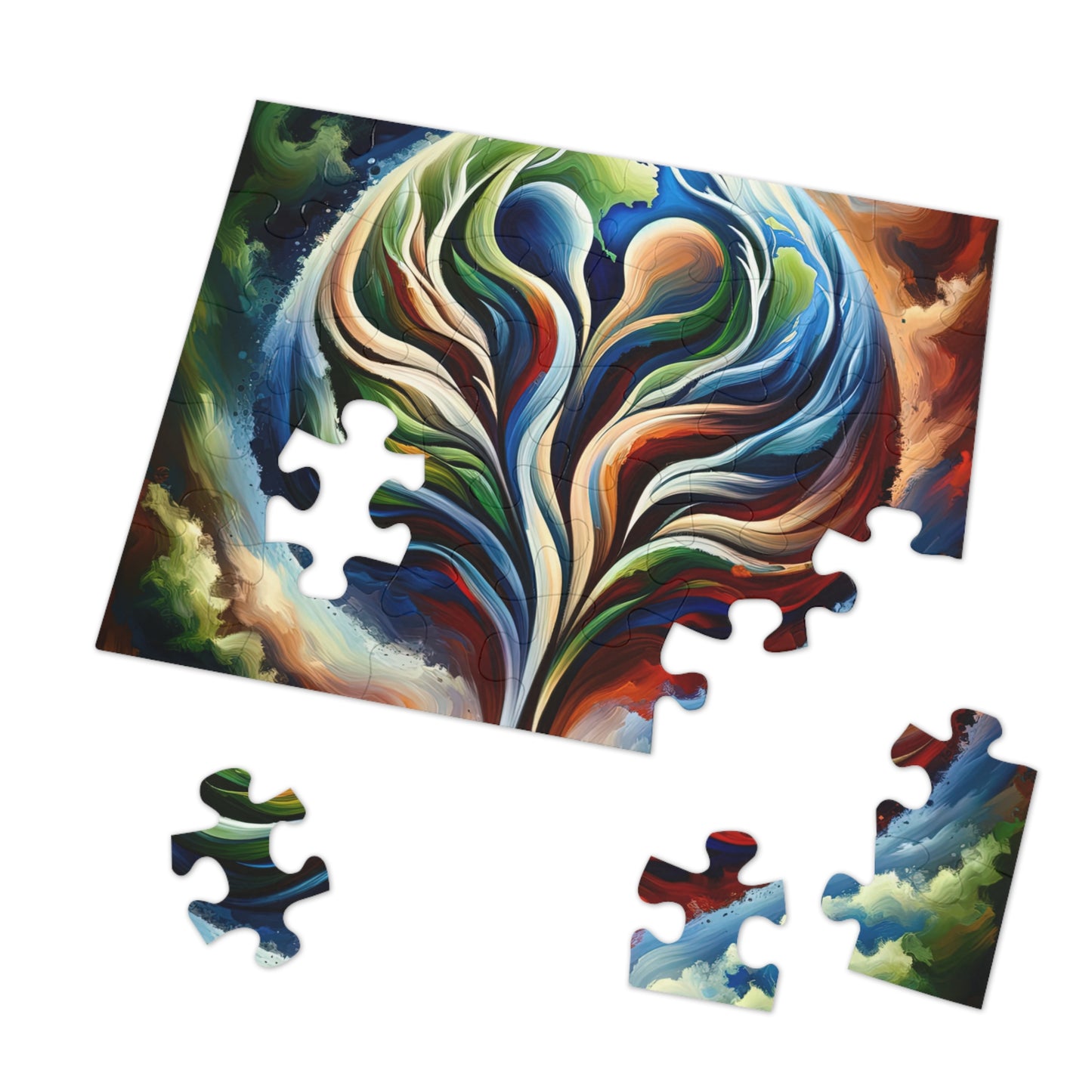 Interconnected Earth Advocates Jigsaw Puzzle (30, 110, 252, 500,1000-Piece)