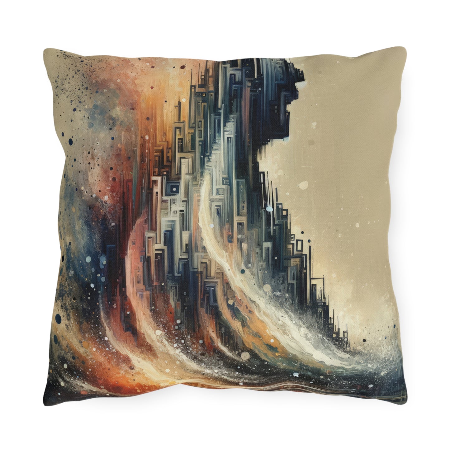 Enduring Echoes Resonance Outdoor Pillows