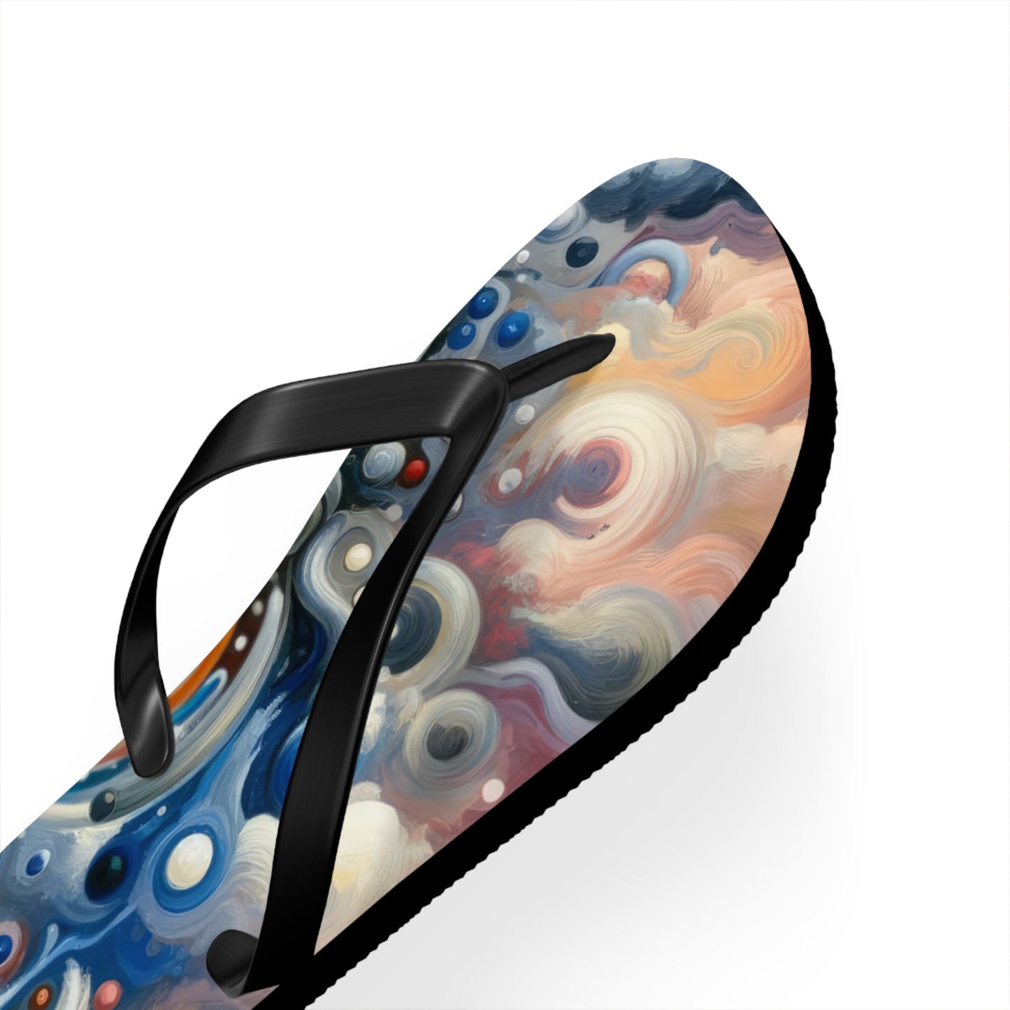Paradoxical Embrace Tachism Flip Flops