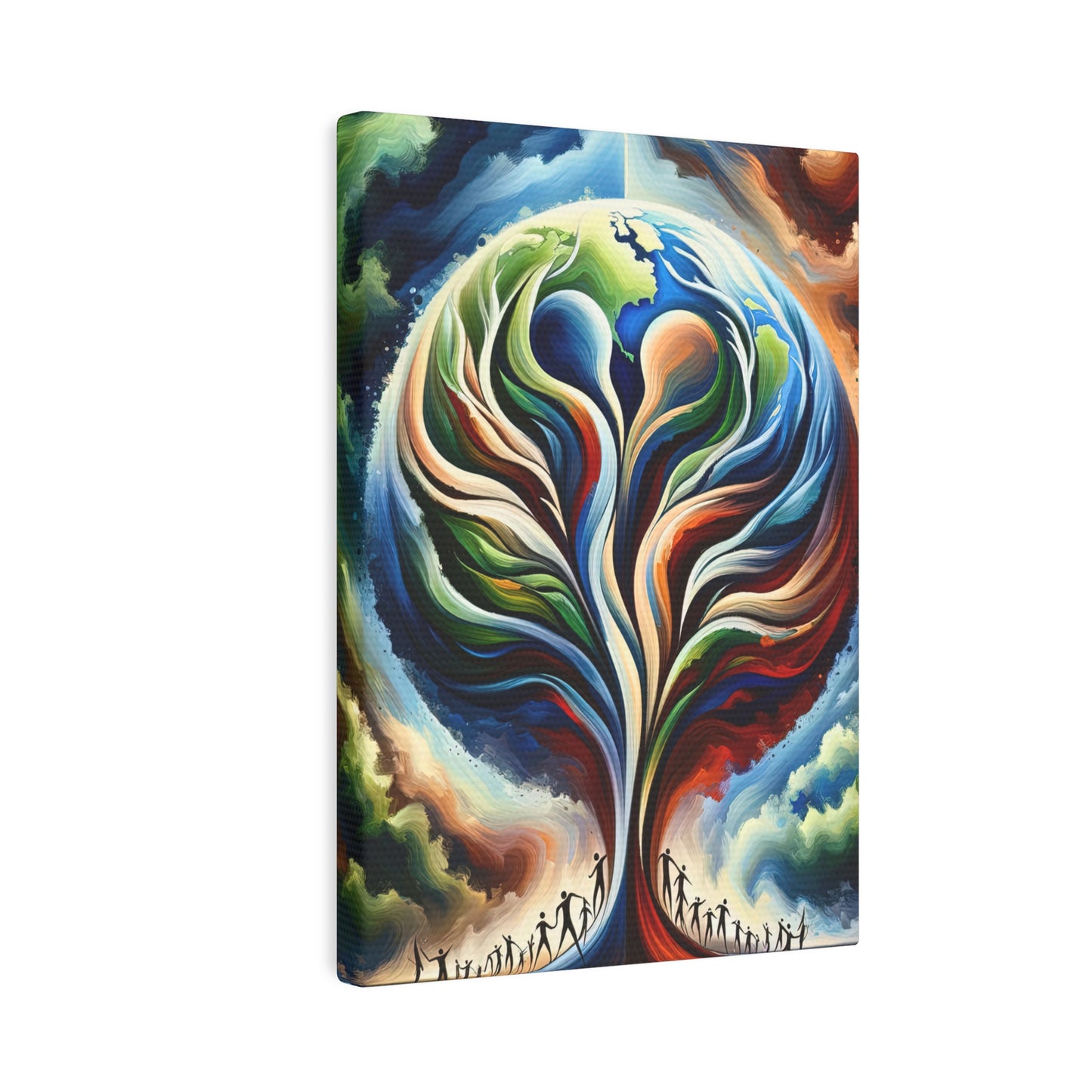 Interconnected Earth Advocates Canvas Photo Tile