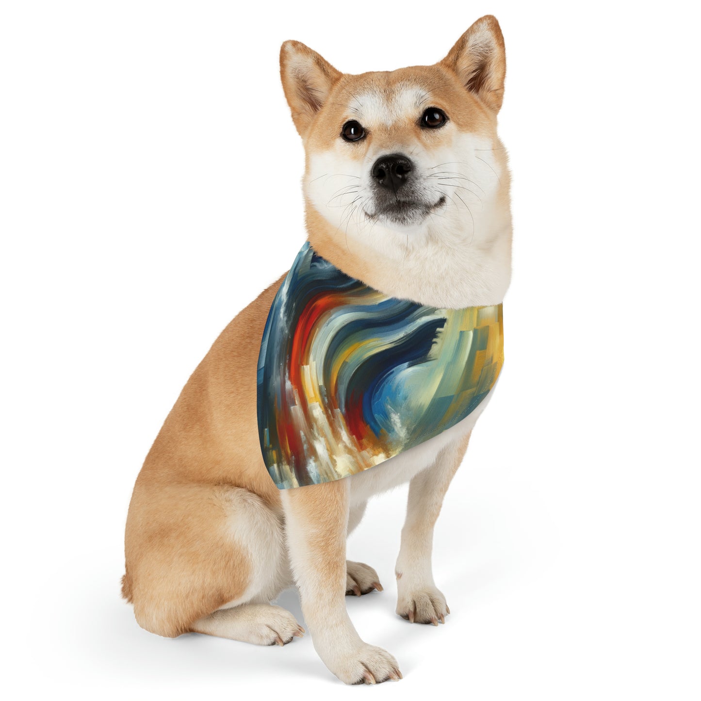 Persistence Force Abstract Pet Bandana Collar