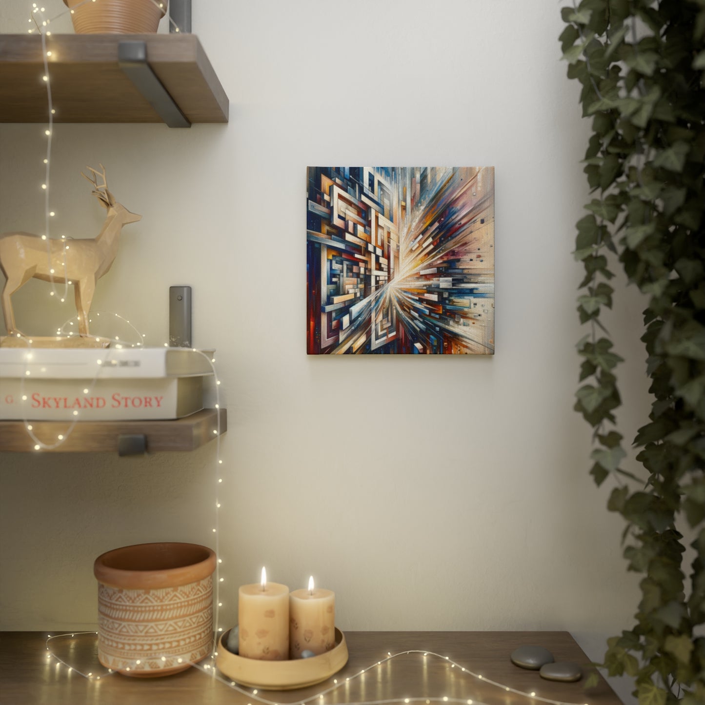 Pieces Unifying Focus Canvas Photo Tile