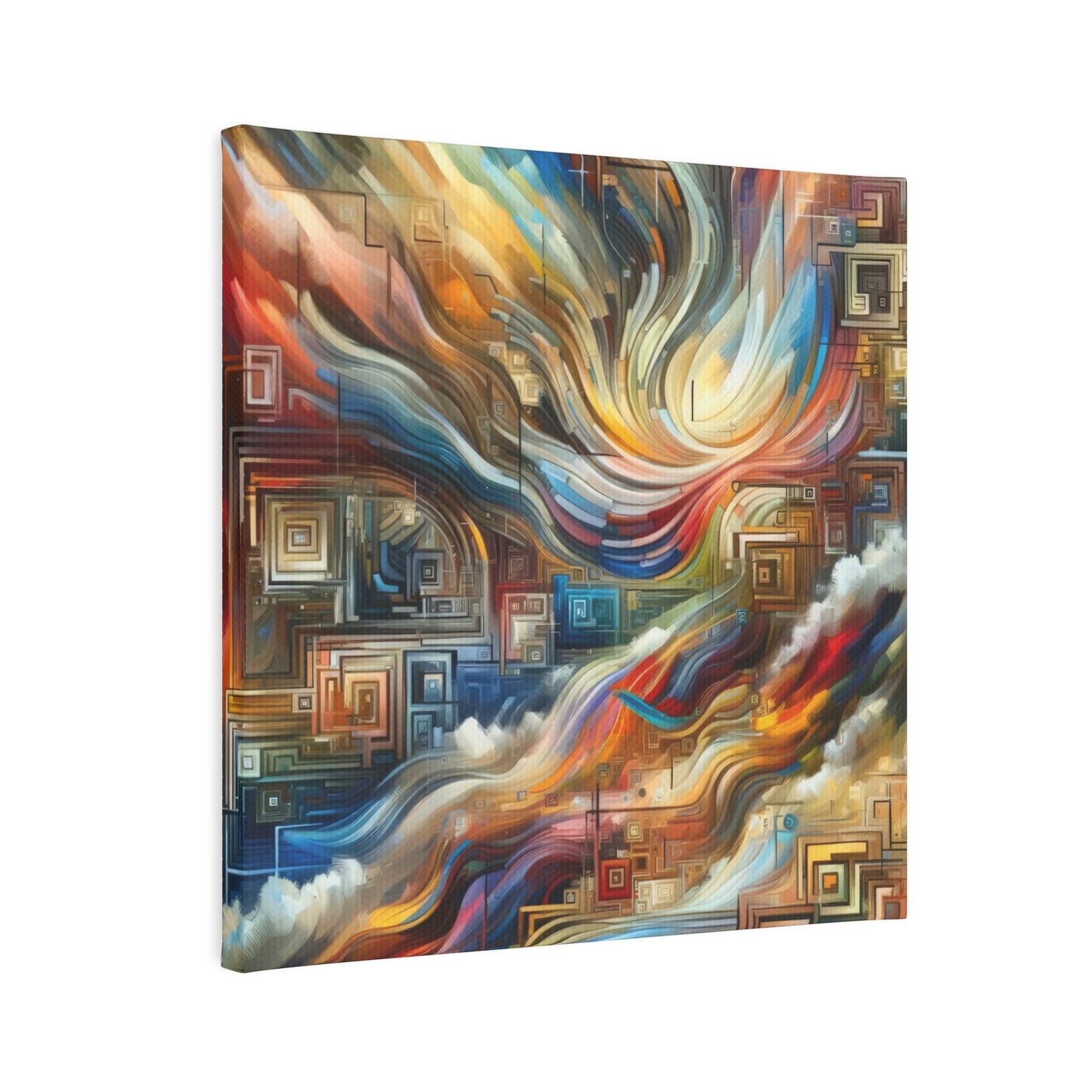 Woven Progress Tapestry Canvas Photo Tile