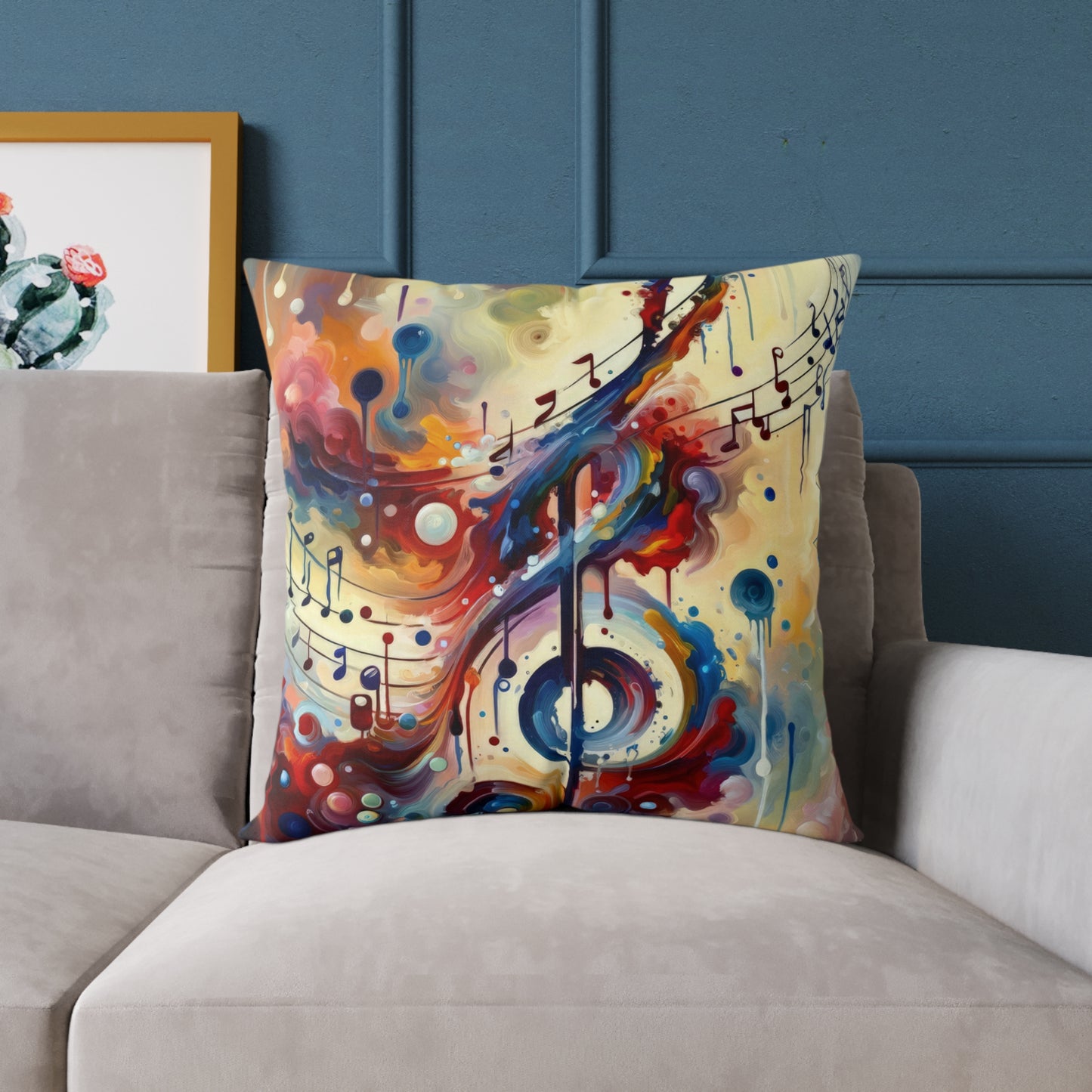 Harmonizing Melody Life Spun Polyester Pillow
