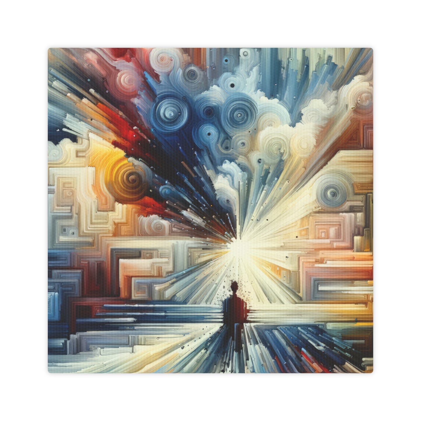 Memory Labyrinth Focus Canvas Photo Tile