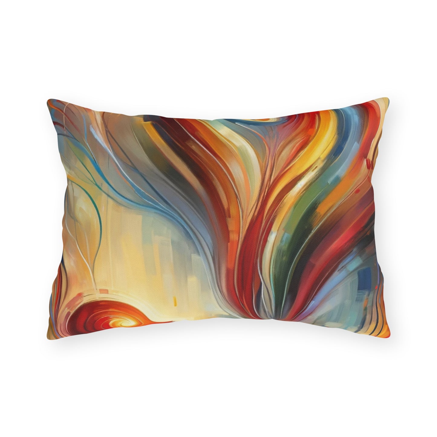 Empathetic Spiral Dialogue Outdoor Pillows