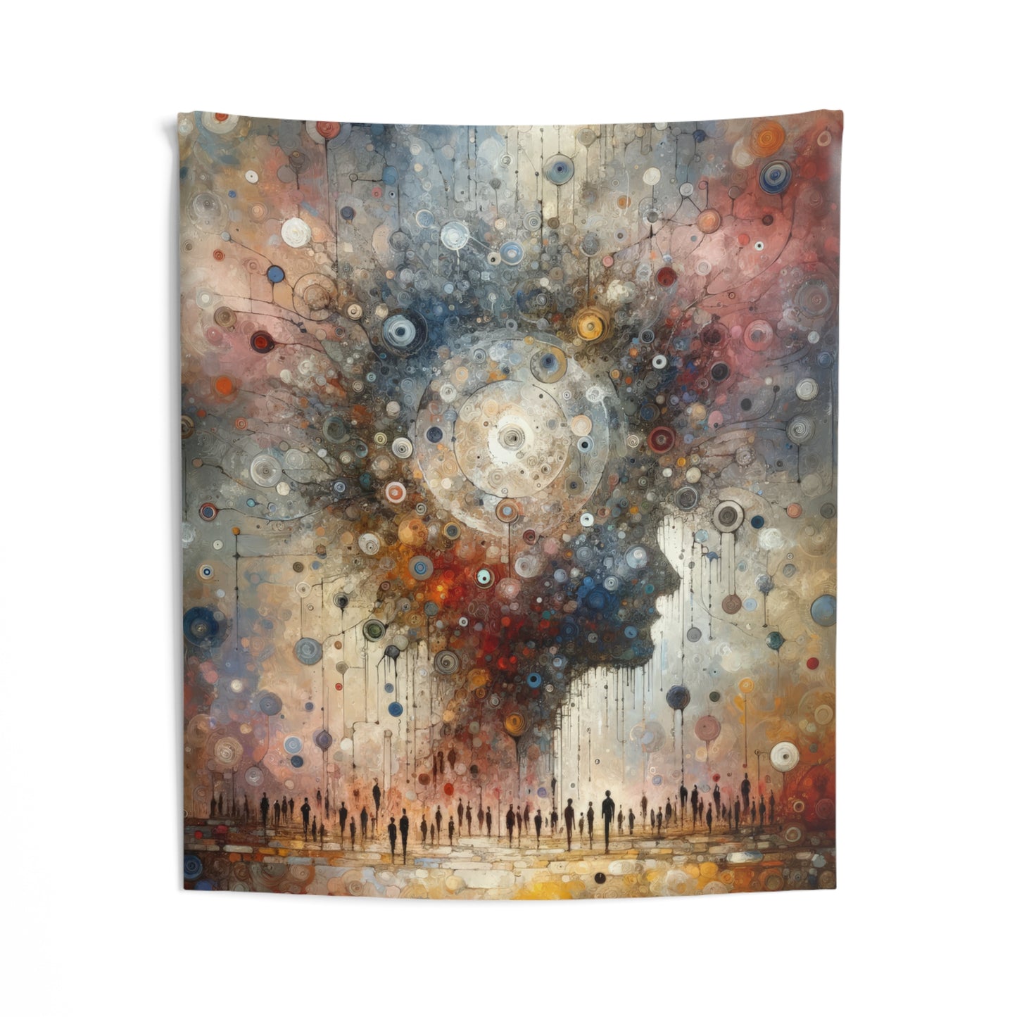 Shared Existence Solace Indoor Wall Tapestries