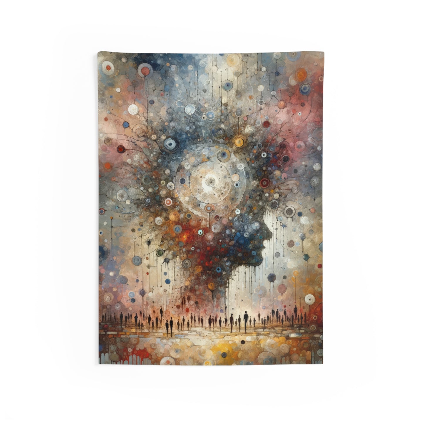 Shared Existence Solace Indoor Wall Tapestries