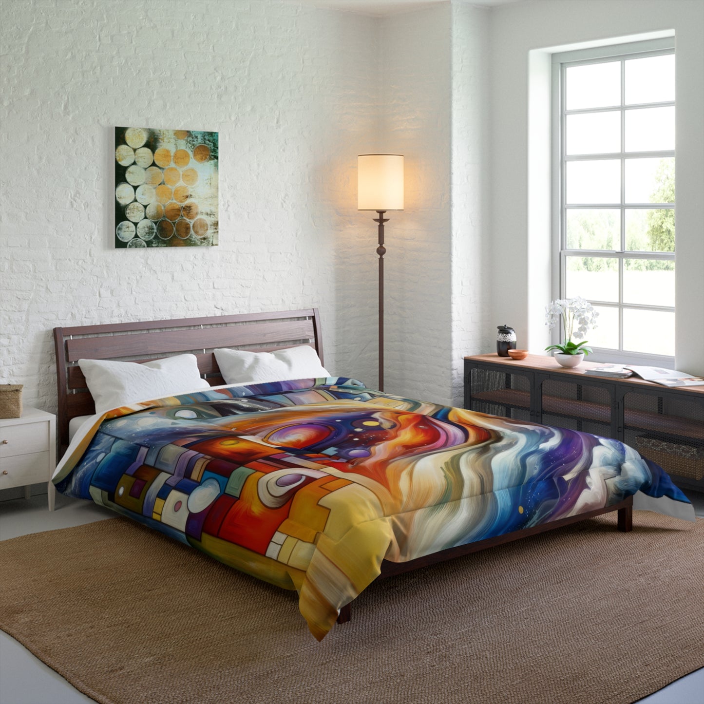 Cosmic Tachism Alchemy Comforter