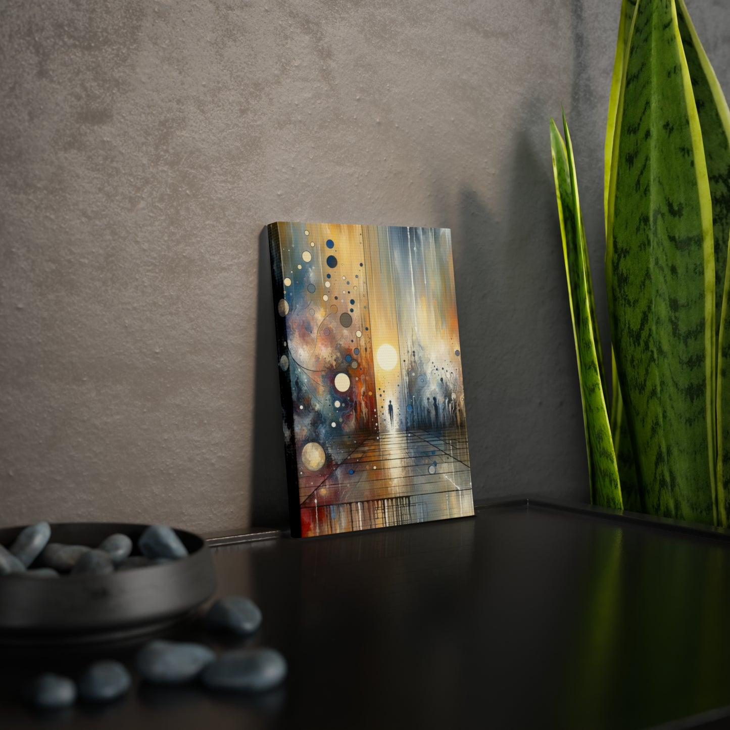 Stillness Transition Abstract Canvas Photo Tile
