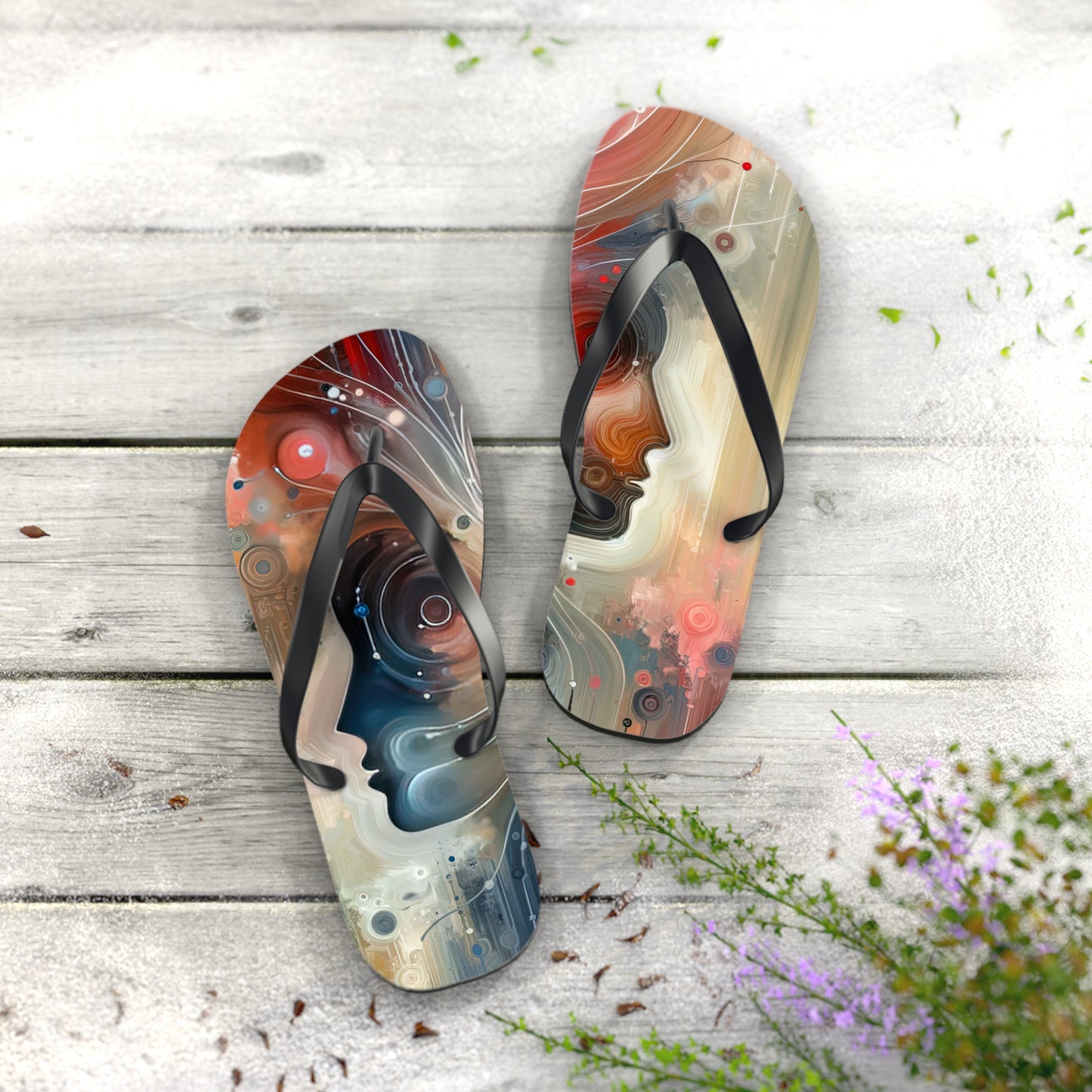Empathetic Exchange Essence Flip Flops