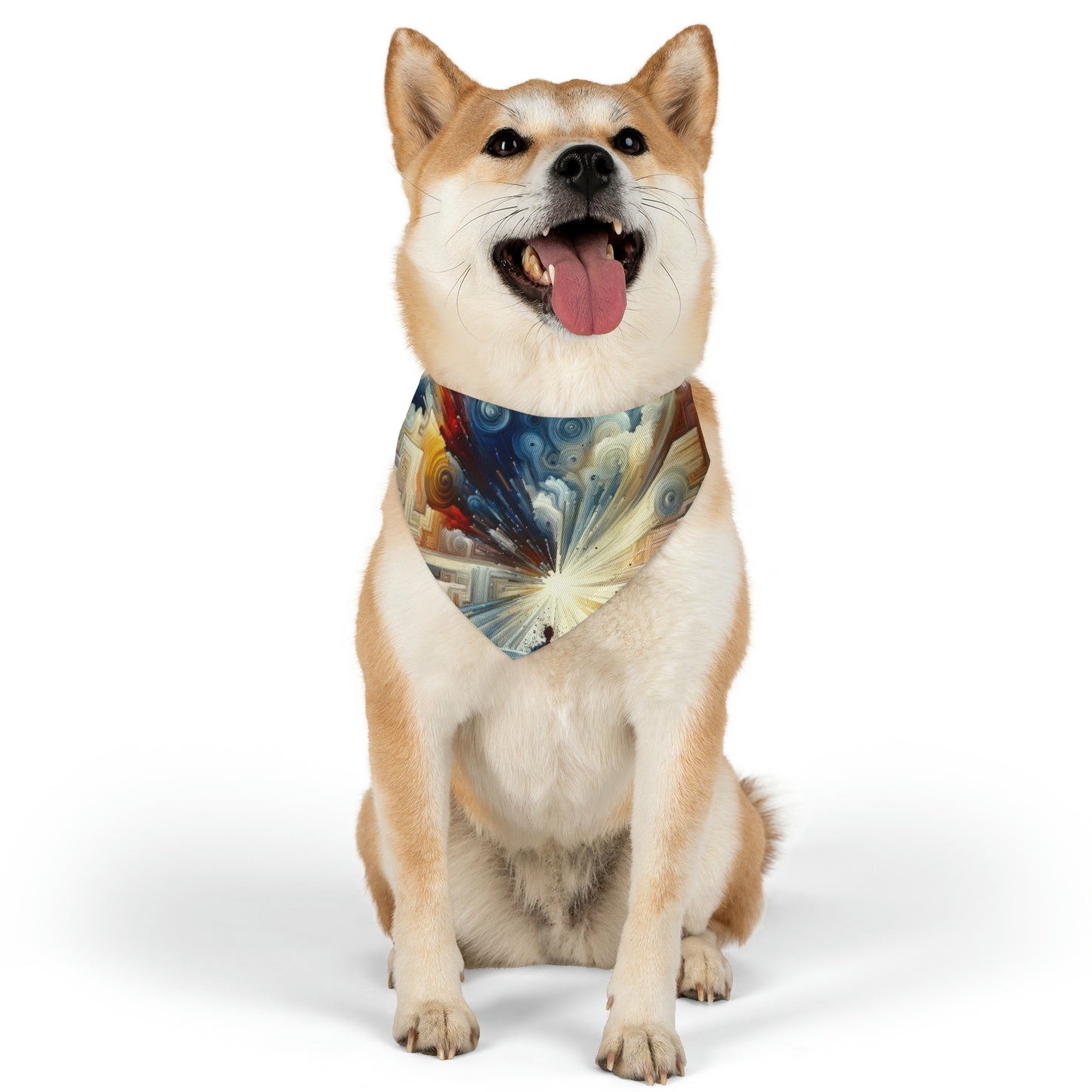 Memory Labyrinth Focus Pet Bandana Collar