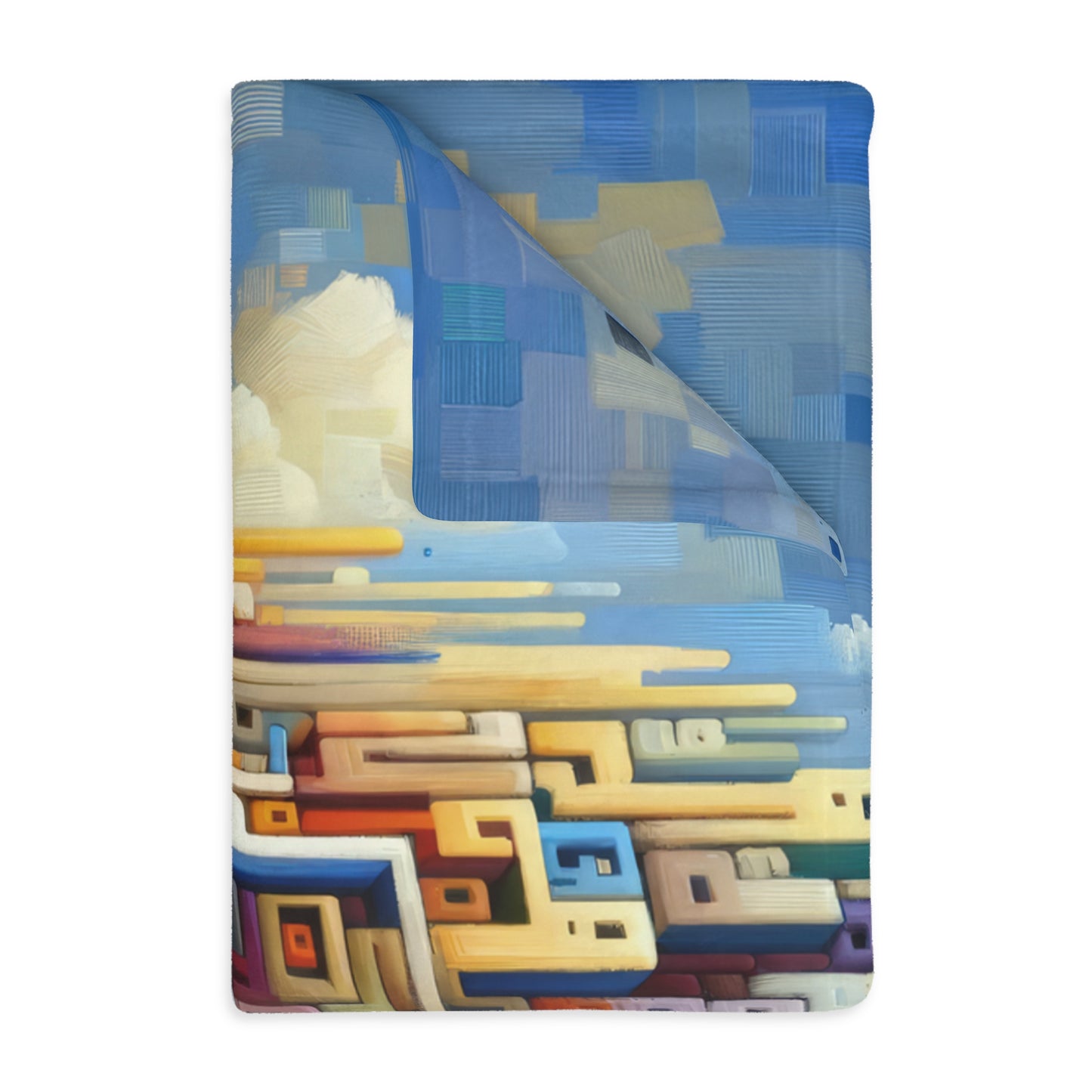 Architectural Endeavor Tapestry Velveteen Microfiber Blanket (Two-sided print)
