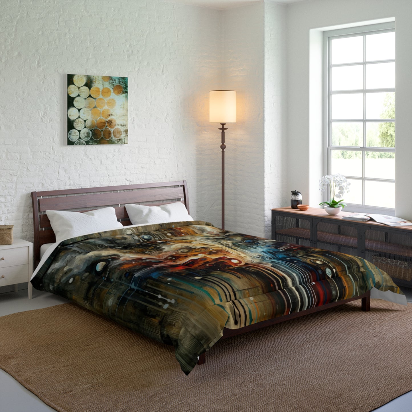 Integral Stewardship Abstract Comforter