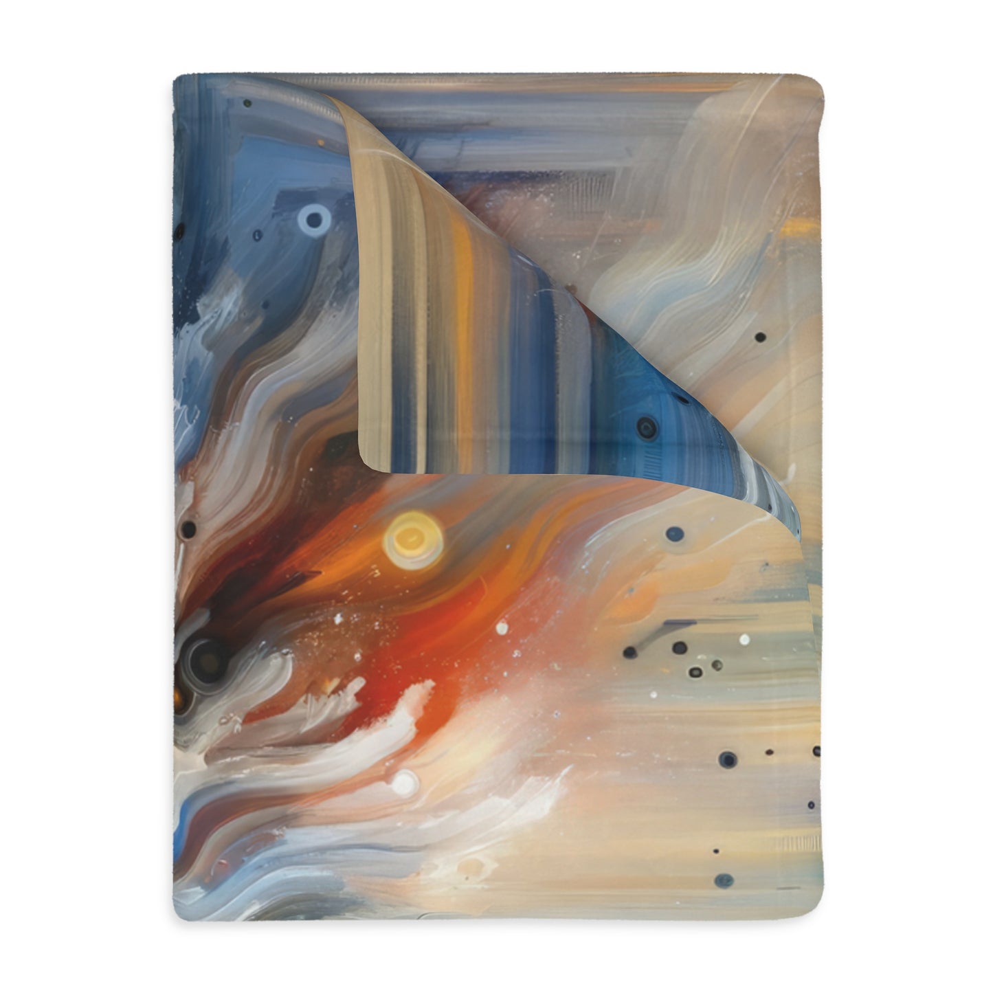 Dynamic External Influence Velveteen Microfiber Blanket (Two-sided print)