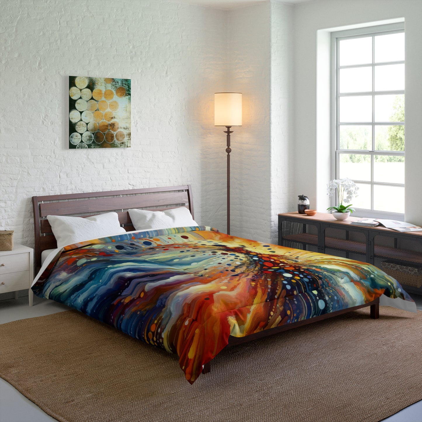 Vibrant Growth Symphony Comforter