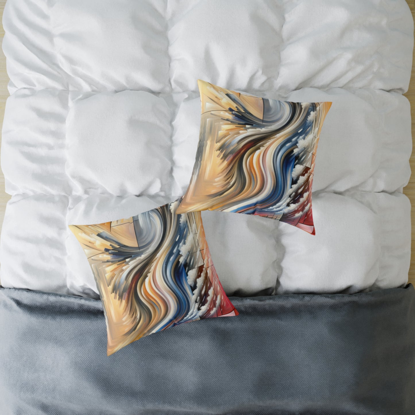 Model Dynamic Transition Spun Polyester Pillow