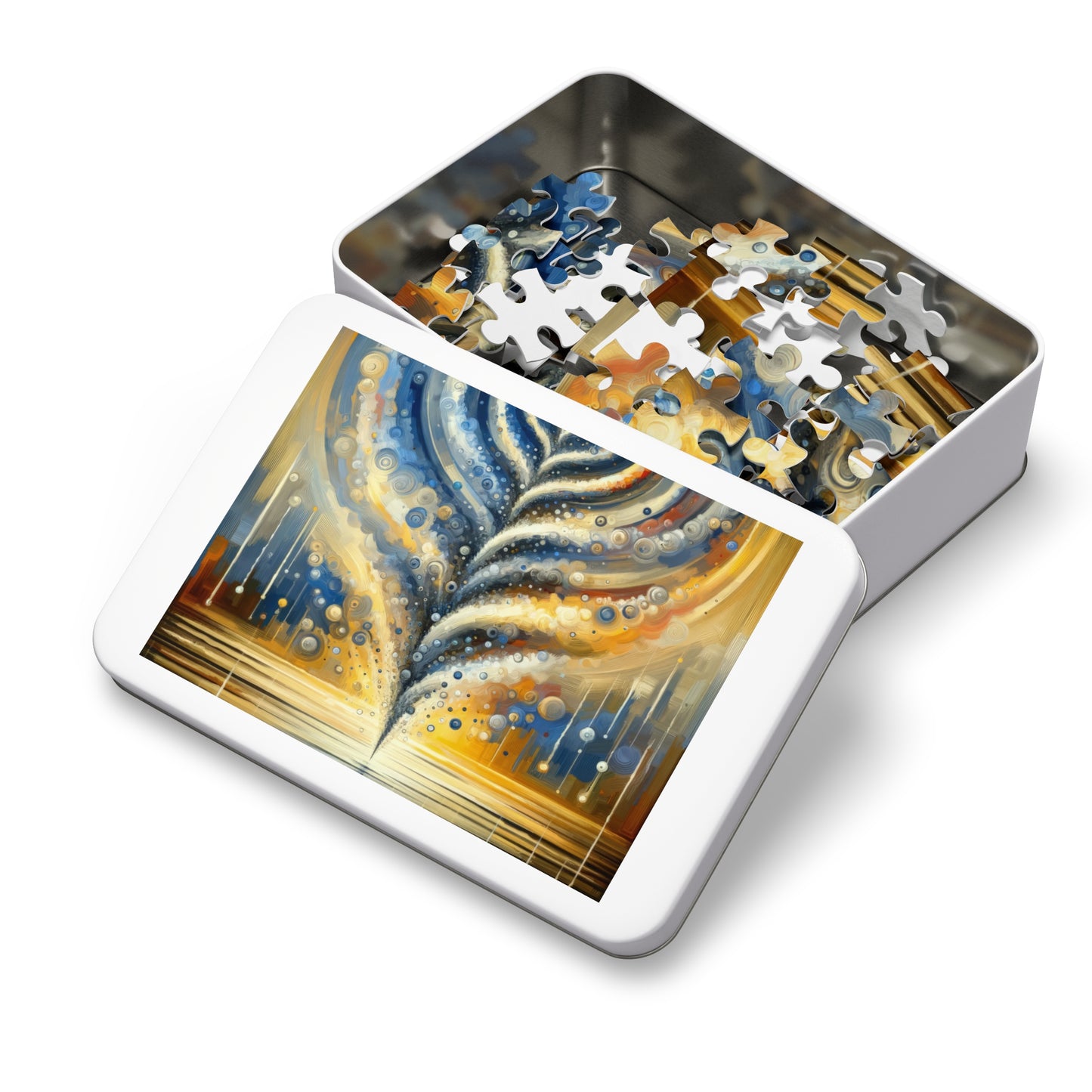 Ripple Effect Abstraction Jigsaw Puzzle (30, 110, 252, 500,1000-Piece)