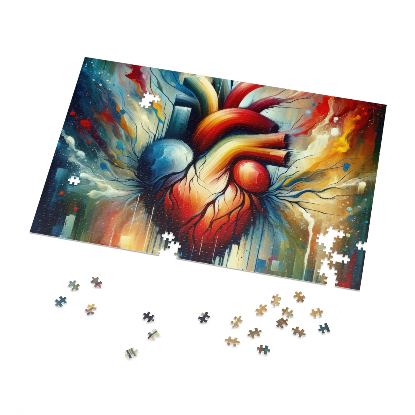 Humanity Heart Unveiled Jigsaw Puzzle (30, 110, 252, 500,1000-Piece)