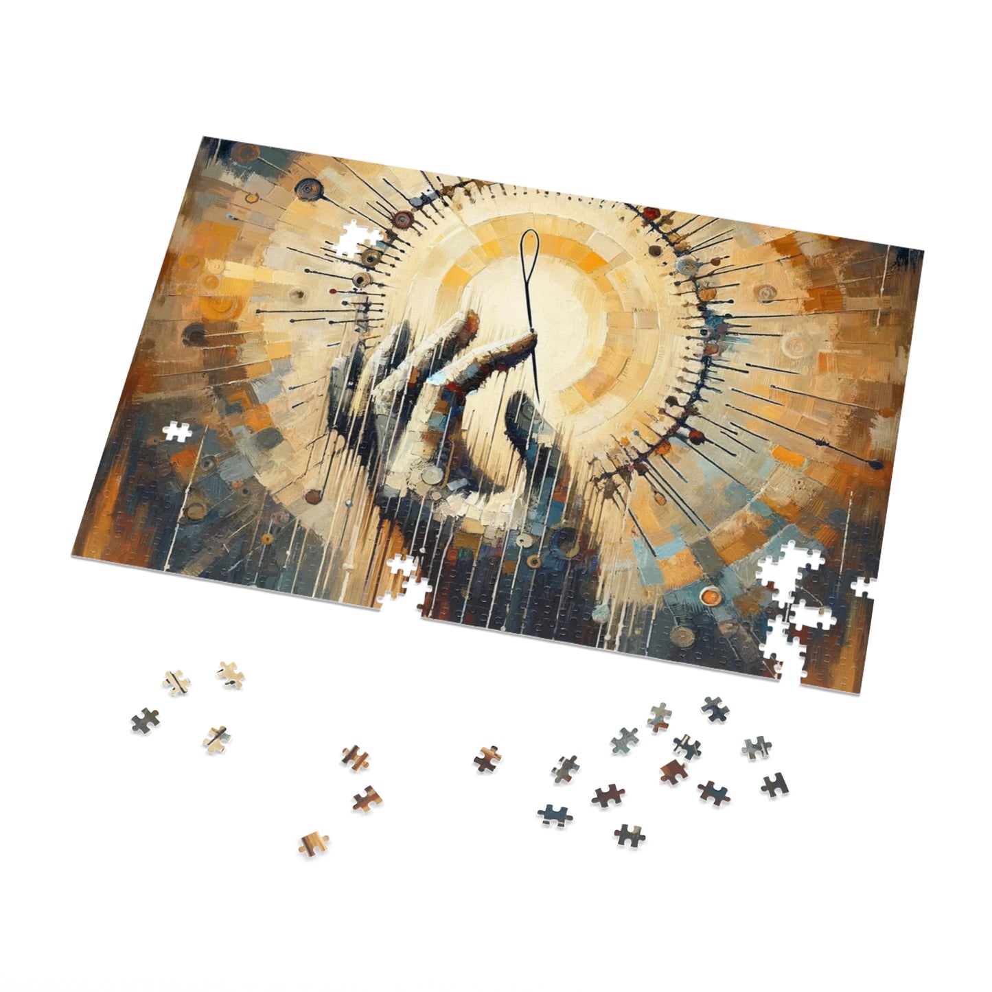 Sovereign Reflective Tachism Jigsaw Puzzle (30, 110, 252, 500,1000-Piece)