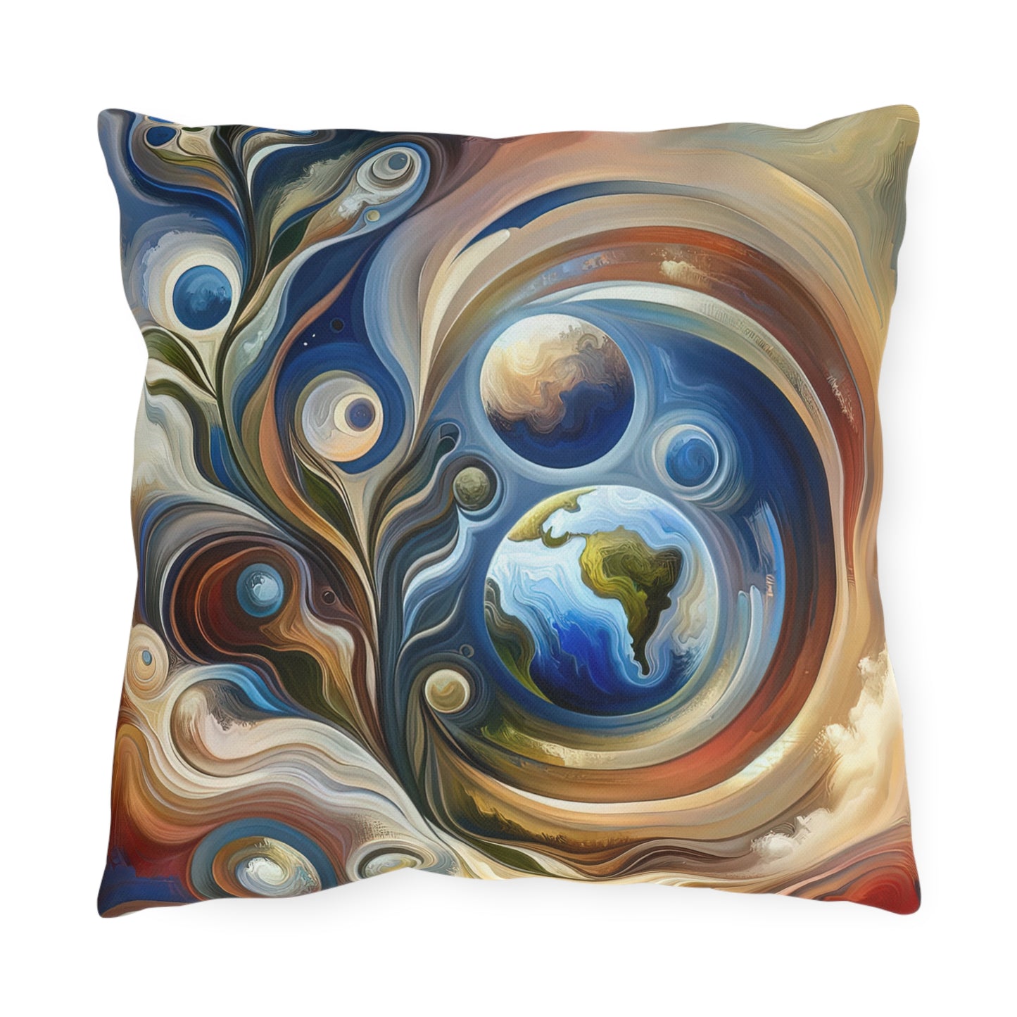 Esoteric Nurturing Gaia Outdoor Pillows