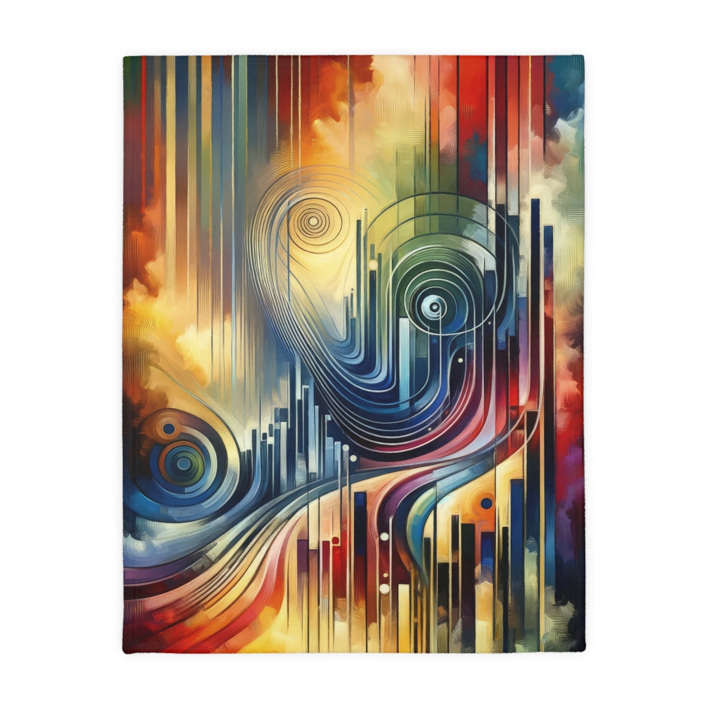 Effort Amplifies Outcome Velveteen Microfiber Blanket (Two-sided print)