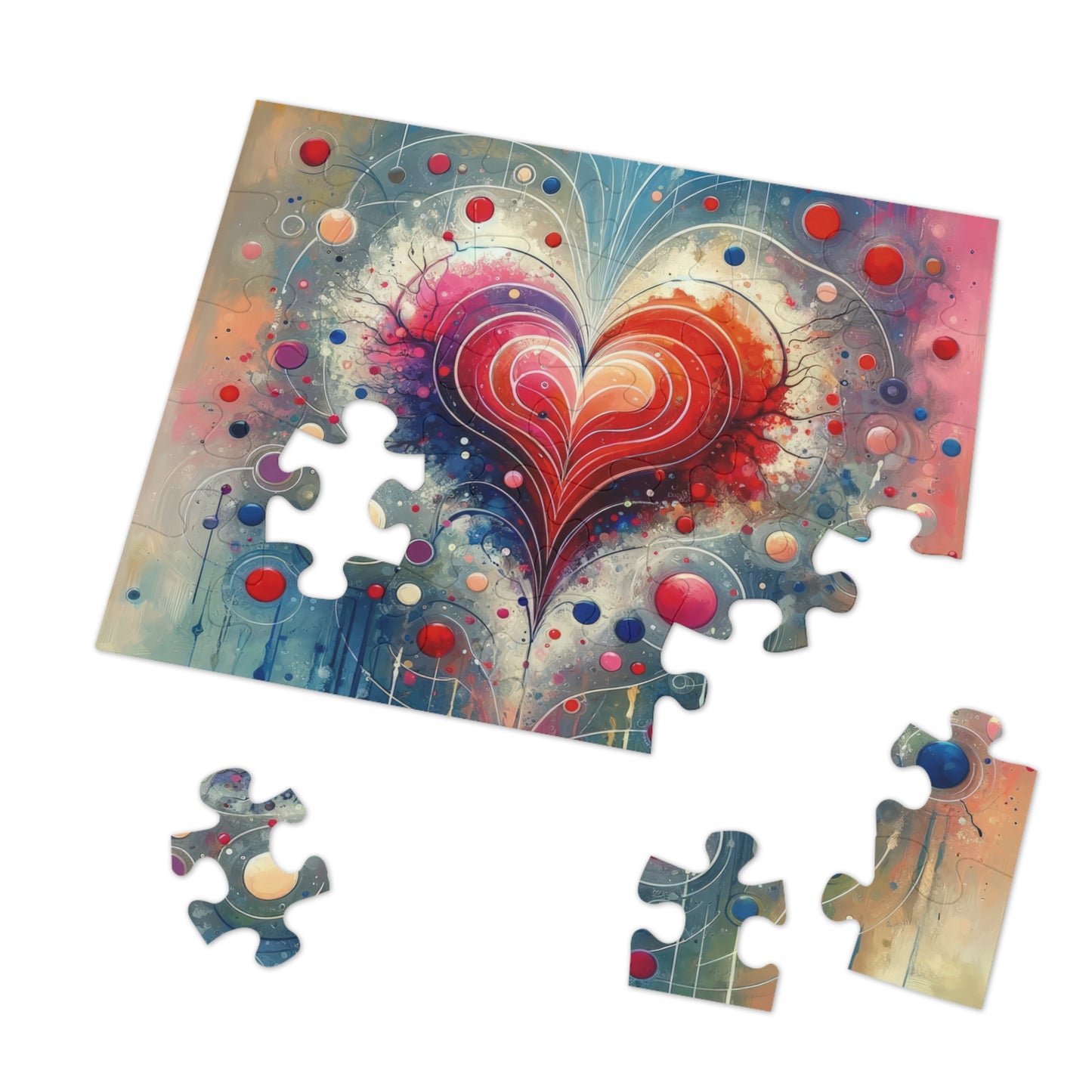 Emotional Physics Heart Jigsaw Puzzle (30, 110, 252, 500,1000-Piece)