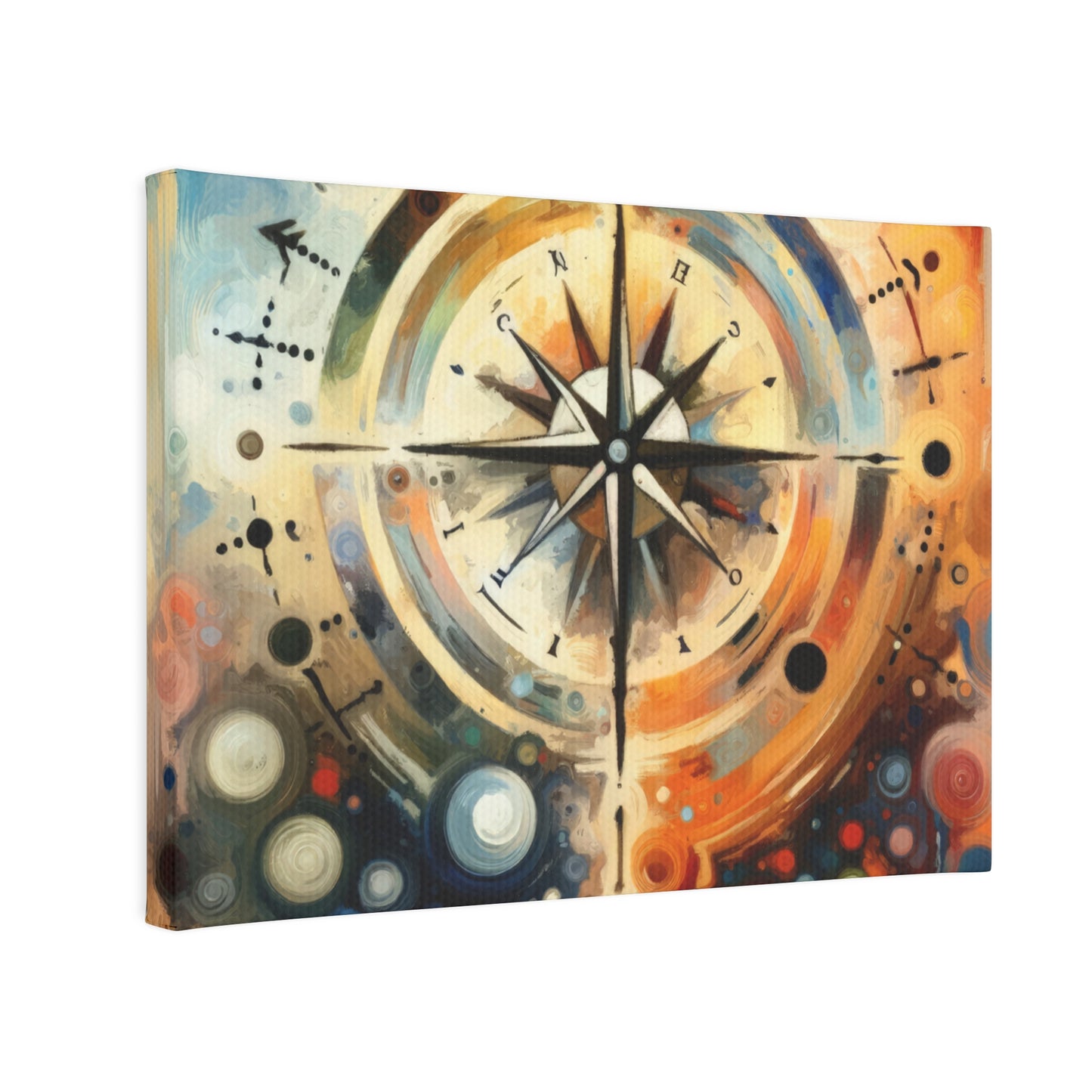 Guidance Abstract Compass Canvas Photo Tile