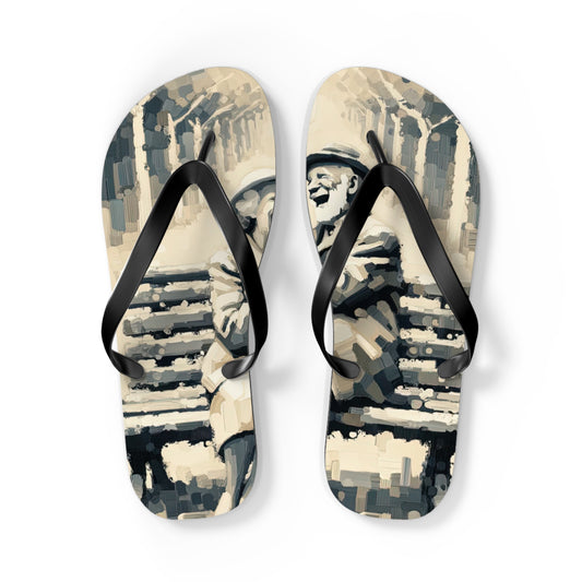 Joyful Companionship Serenity Flip Flops