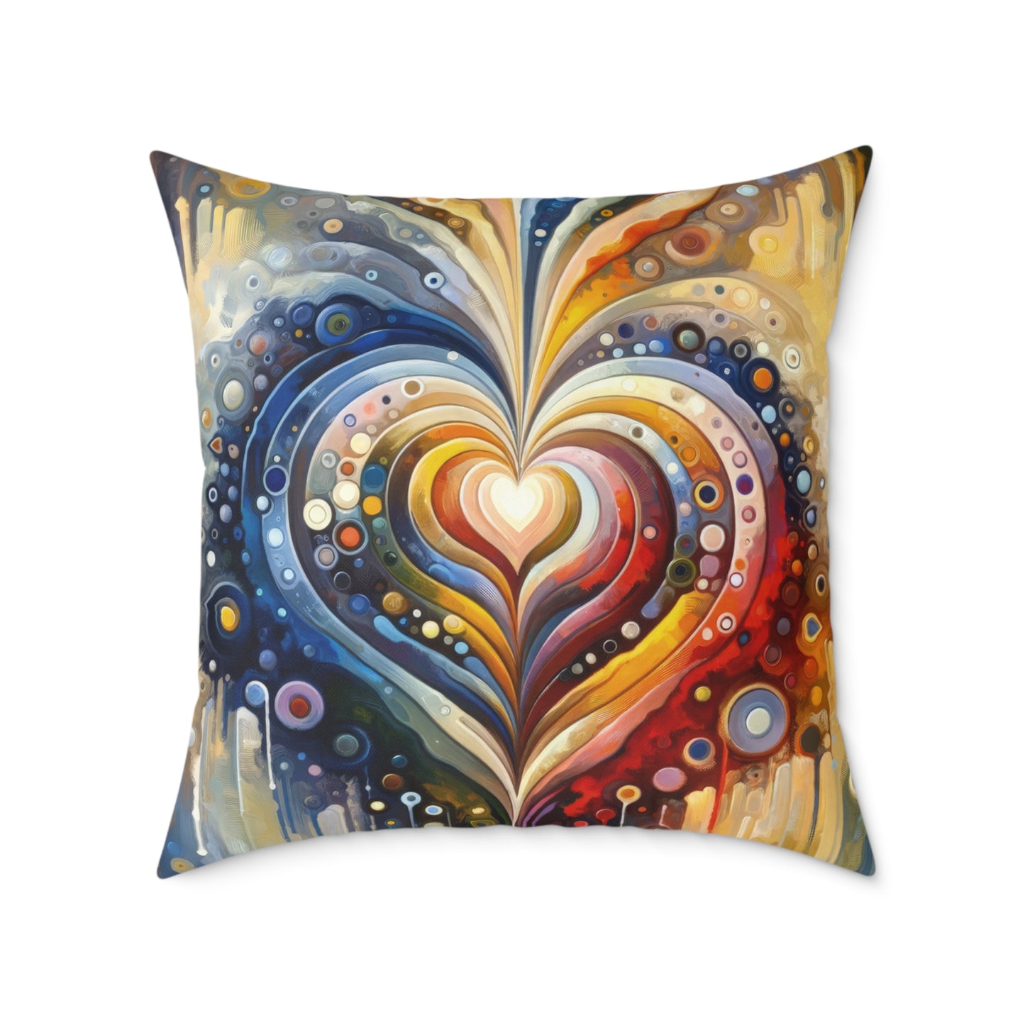 Harmonic Heart Essence Spun Polyester Pillow