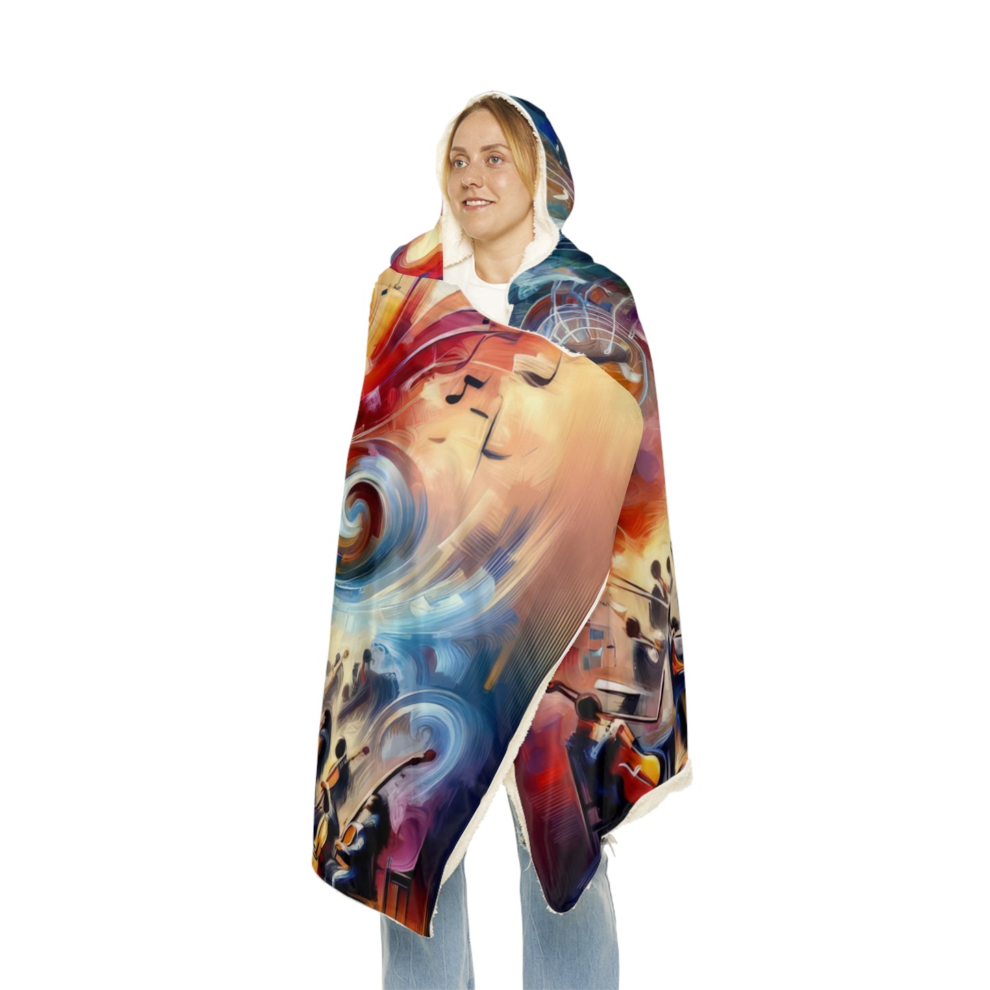 Vibrant Maestro Symphony Snuggle Blanket