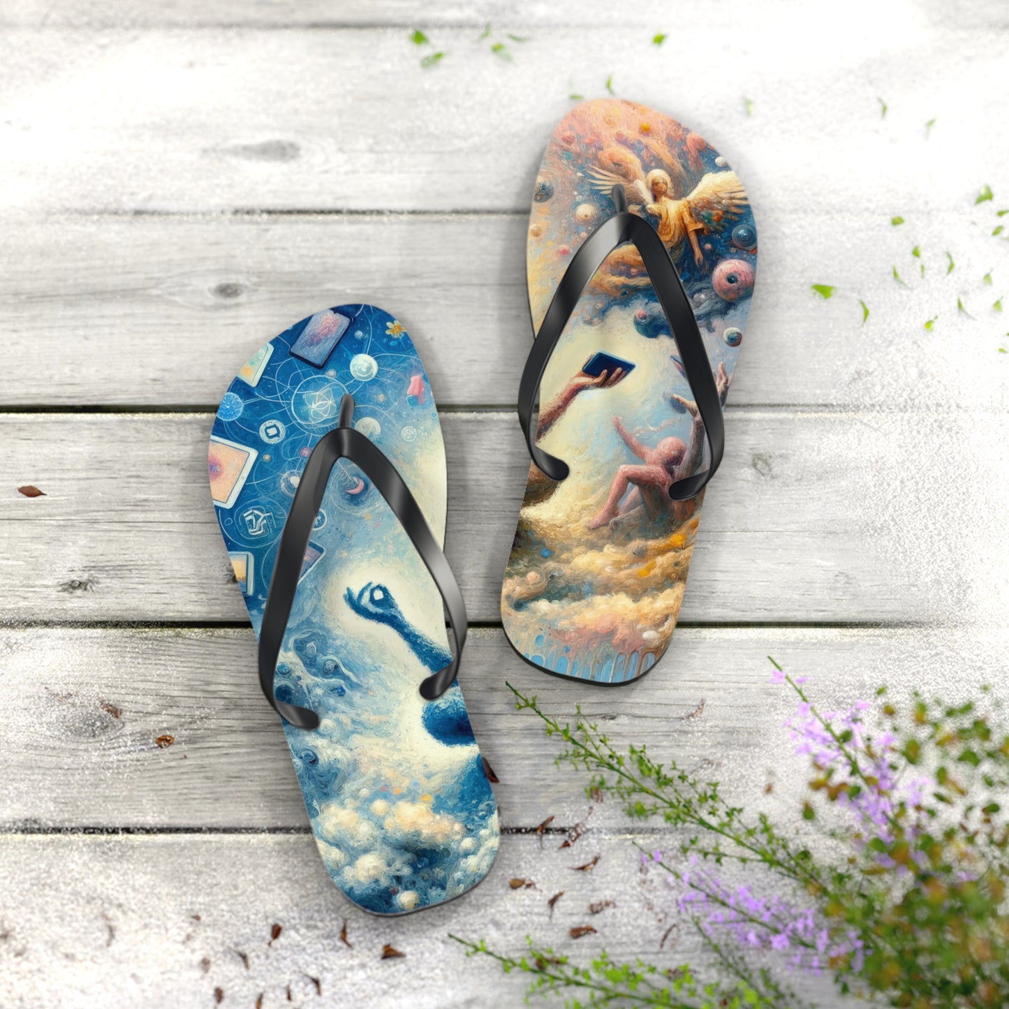 Spiritual Choice Transcendence Flip Flops