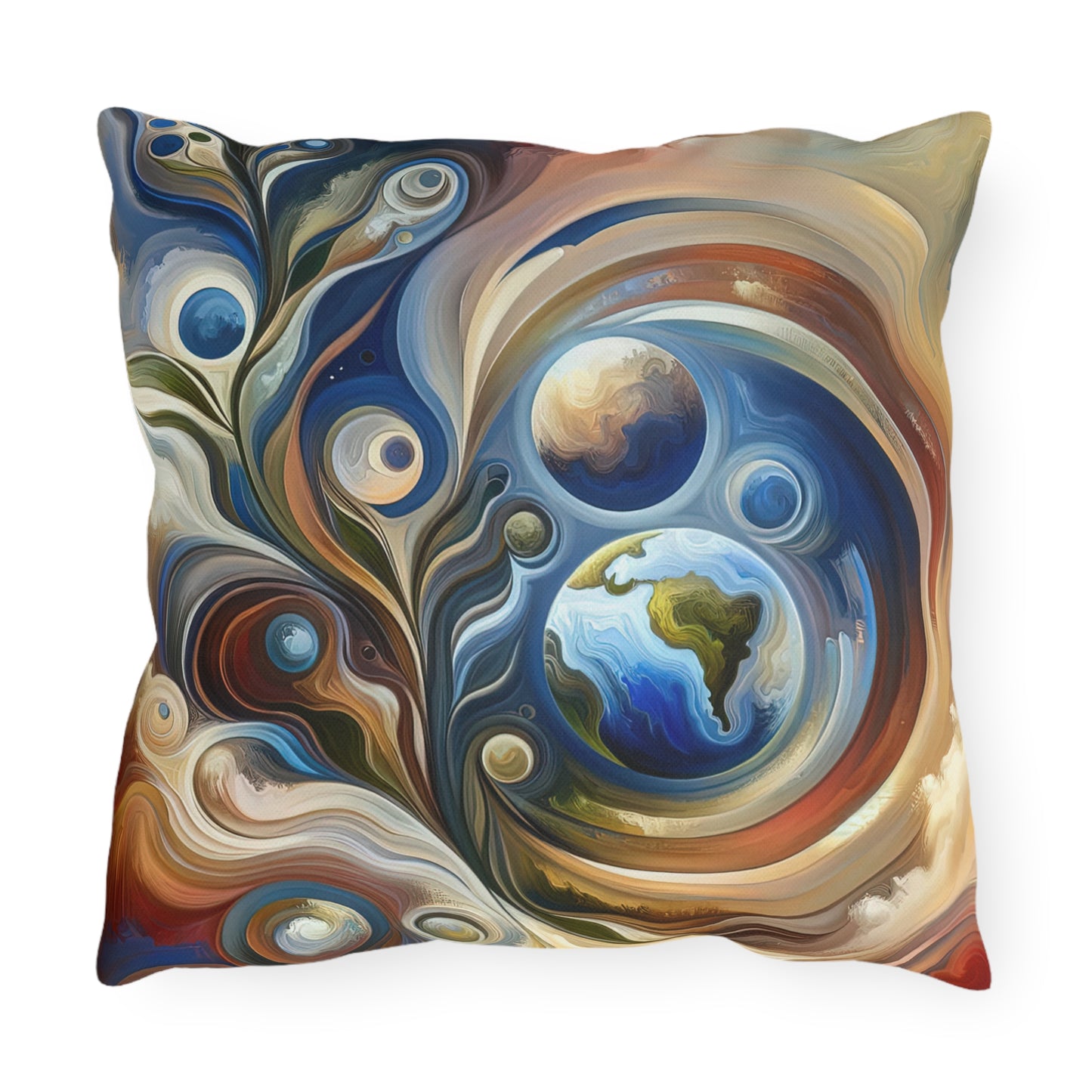 Esoteric Nurturing Gaia Outdoor Pillows