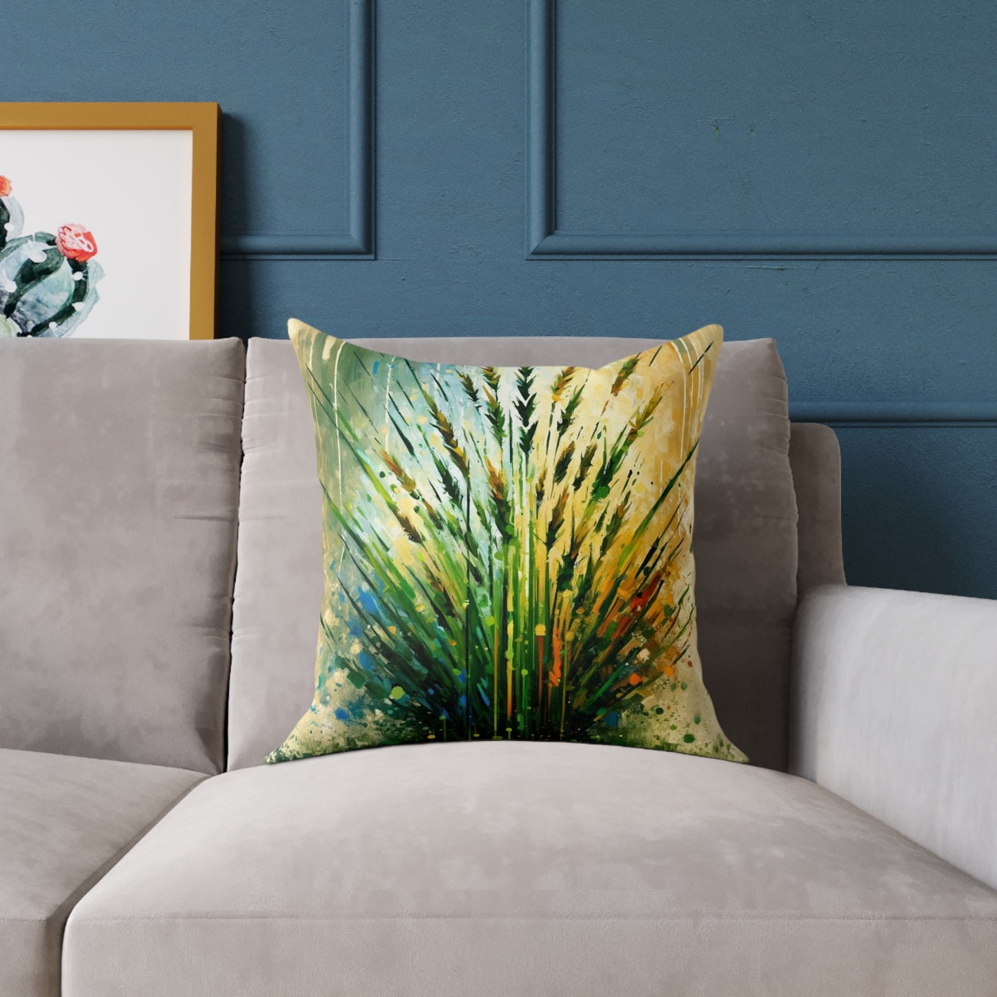 Grass Testament Change Spun Polyester Pillow