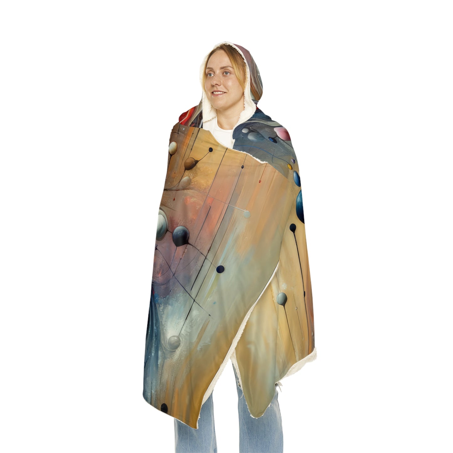Invisible Threads Influence Snuggle Blanket