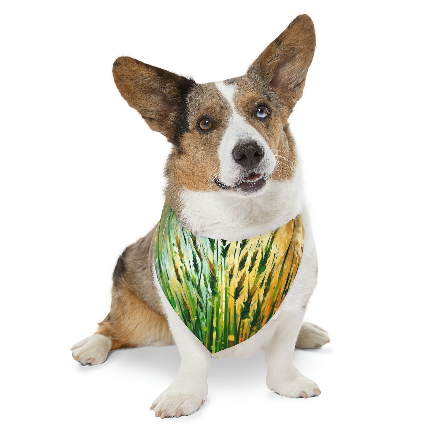 Grass Testament Change Pet Bandana Collar