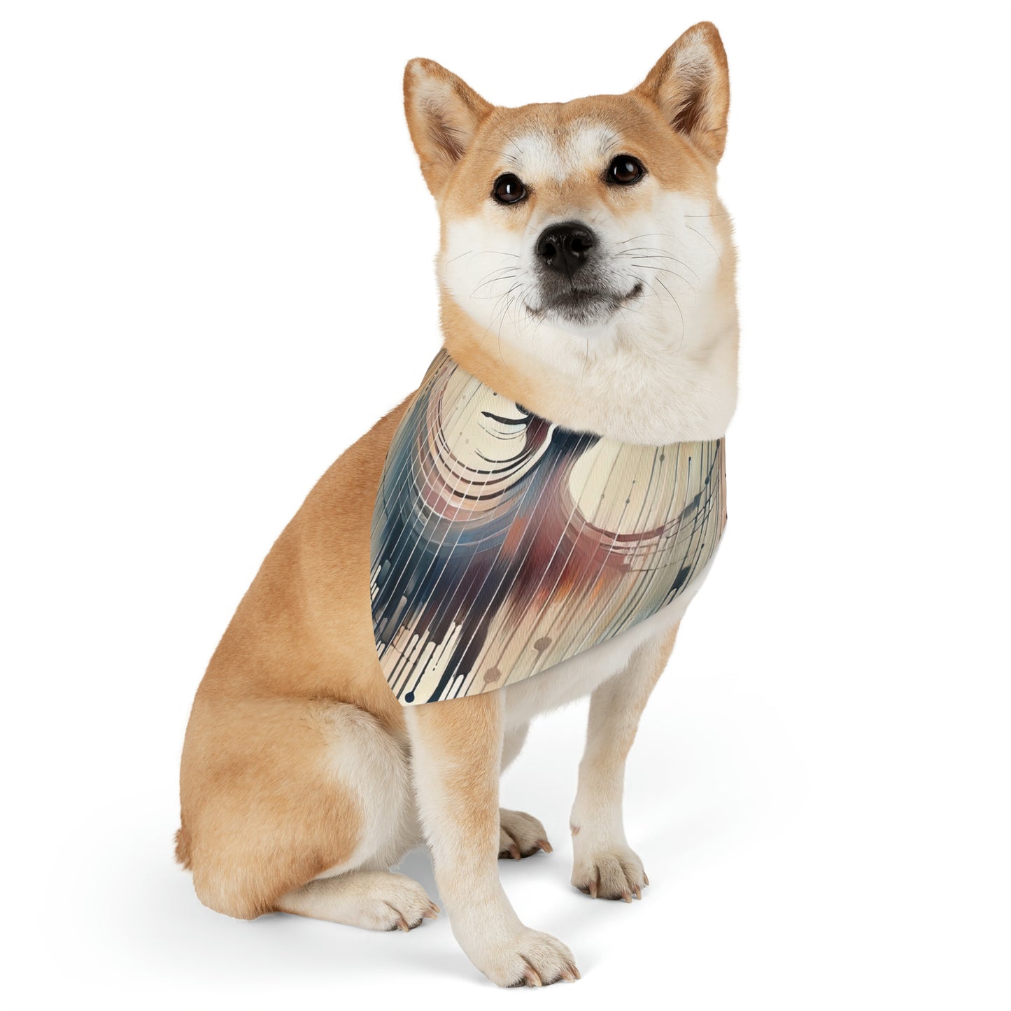 Rhythmic Heart Dance Pet Bandana Collar