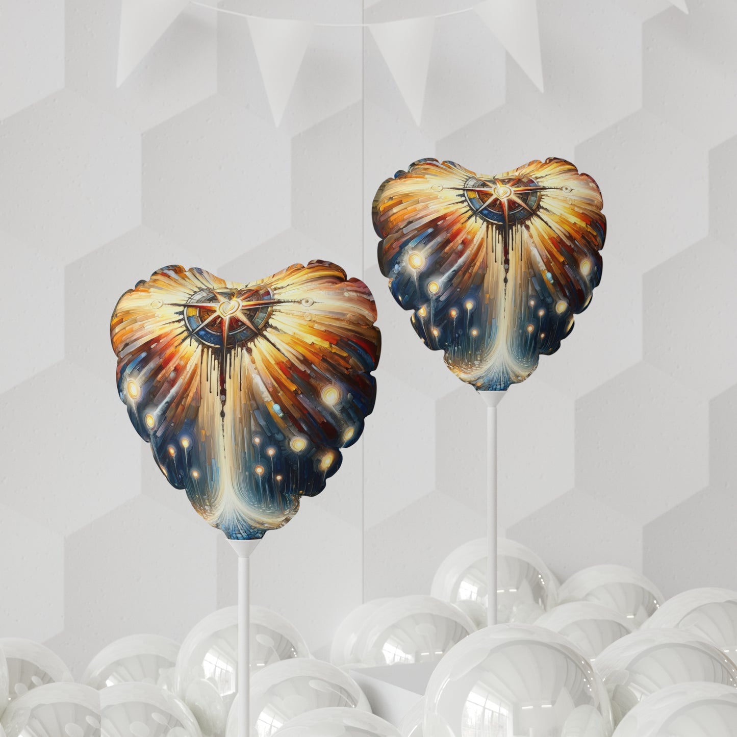 Wisdom Compass Journey Balloon (Round and Heart-shaped), 11"