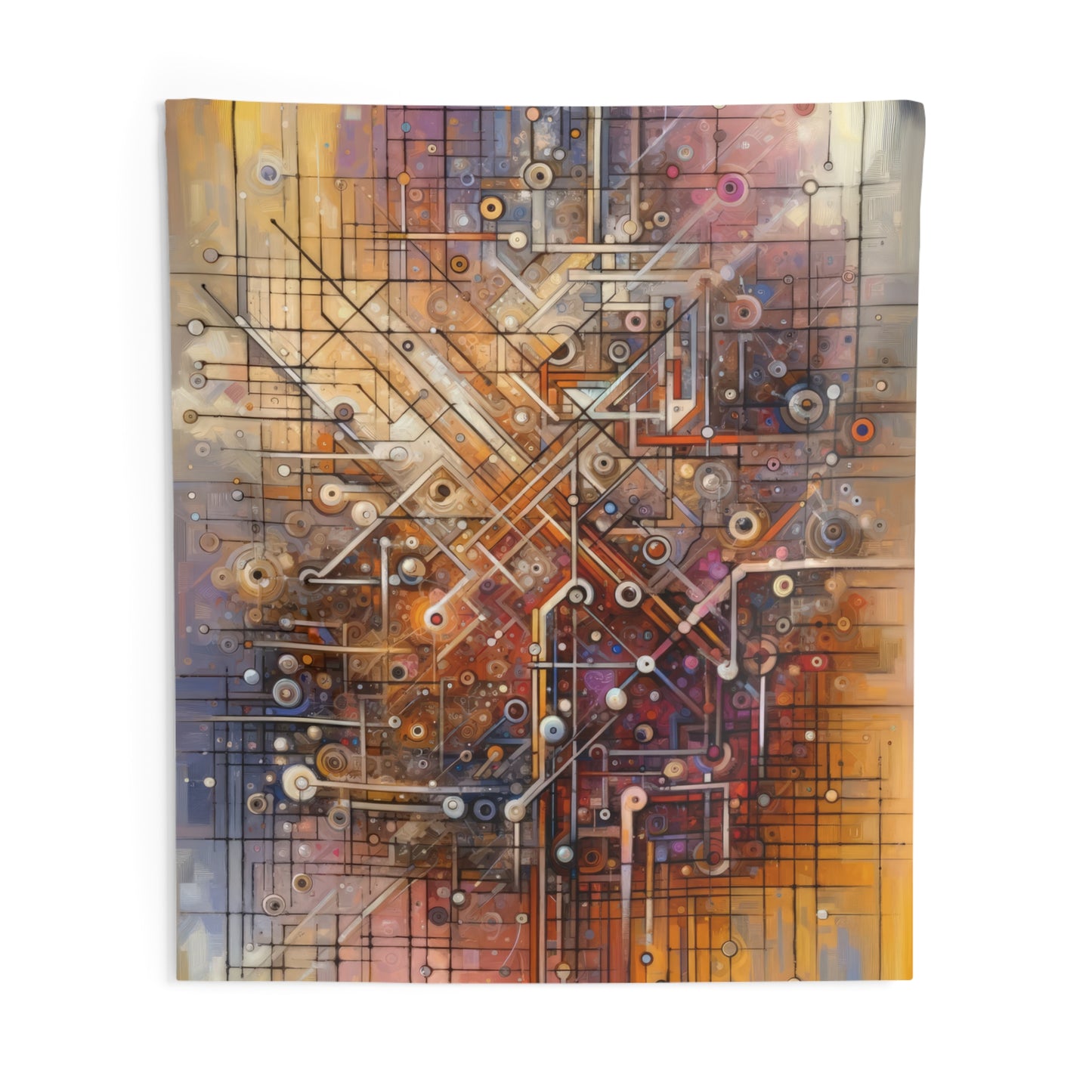 Abstract Structural Complexity Indoor Wall Tapestries