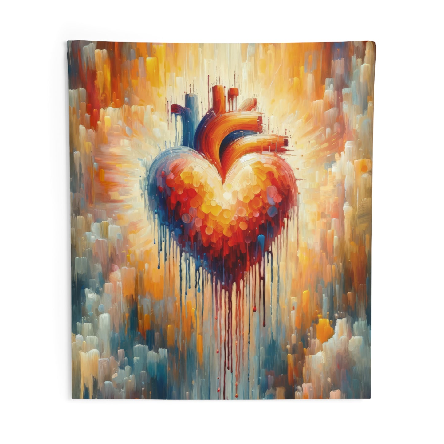 Vital Compassionate Beat Indoor Wall Tapestries