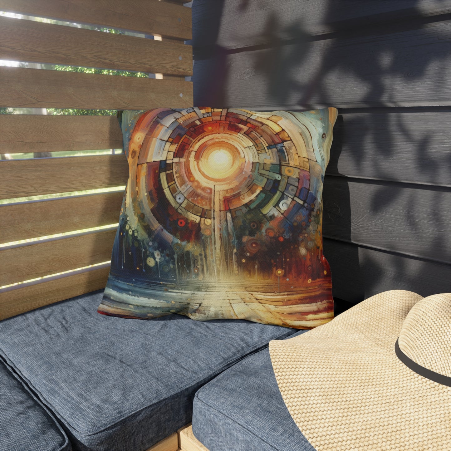 Majestic Quest Aura Outdoor Pillows