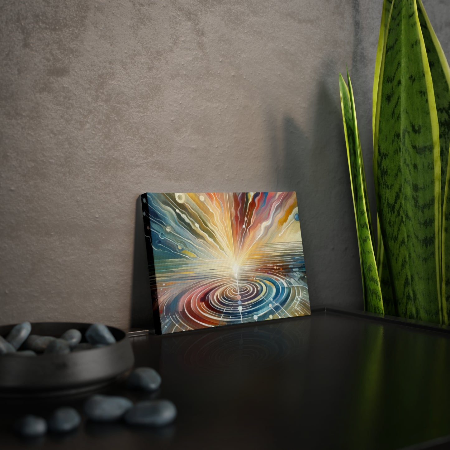 Rippling Community Dynamics Canvas Photo Tile
