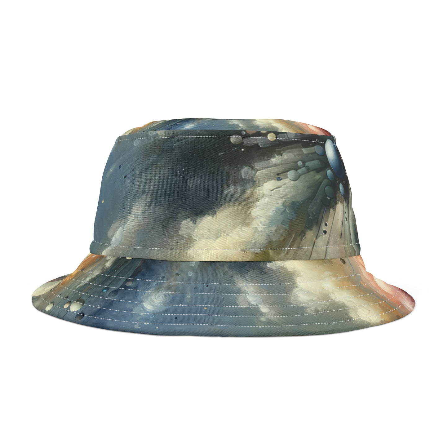 Impactful Deeds Ripple Bucket Hat (AOP)