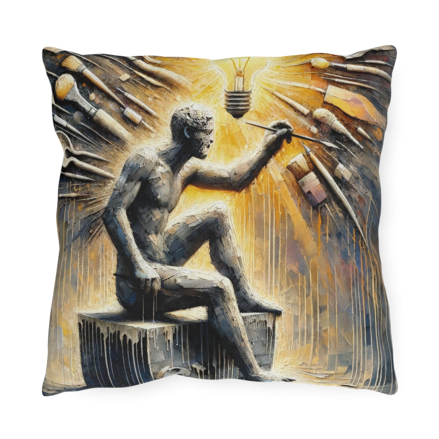 Idea Sculptor Genesis Outdoor Pillows
