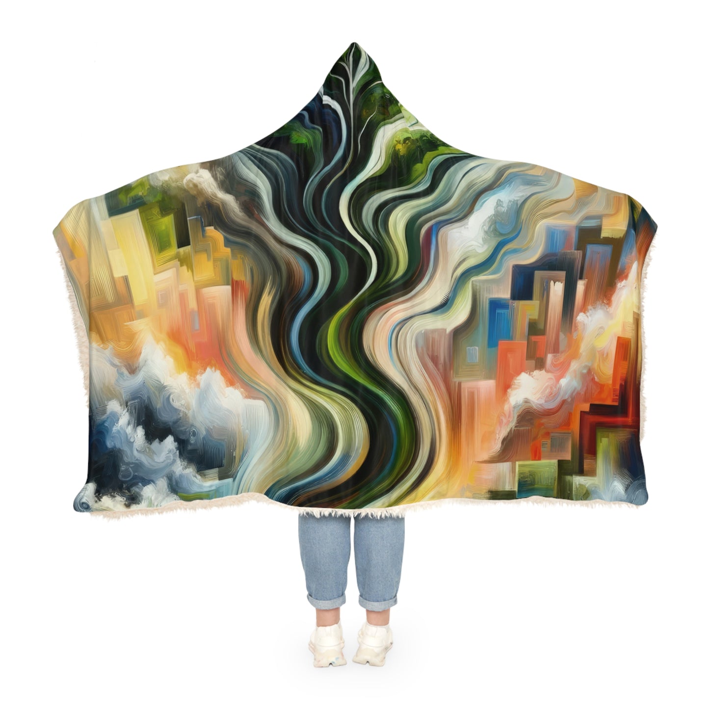 Eternal Digital Contrast Snuggle Blanket