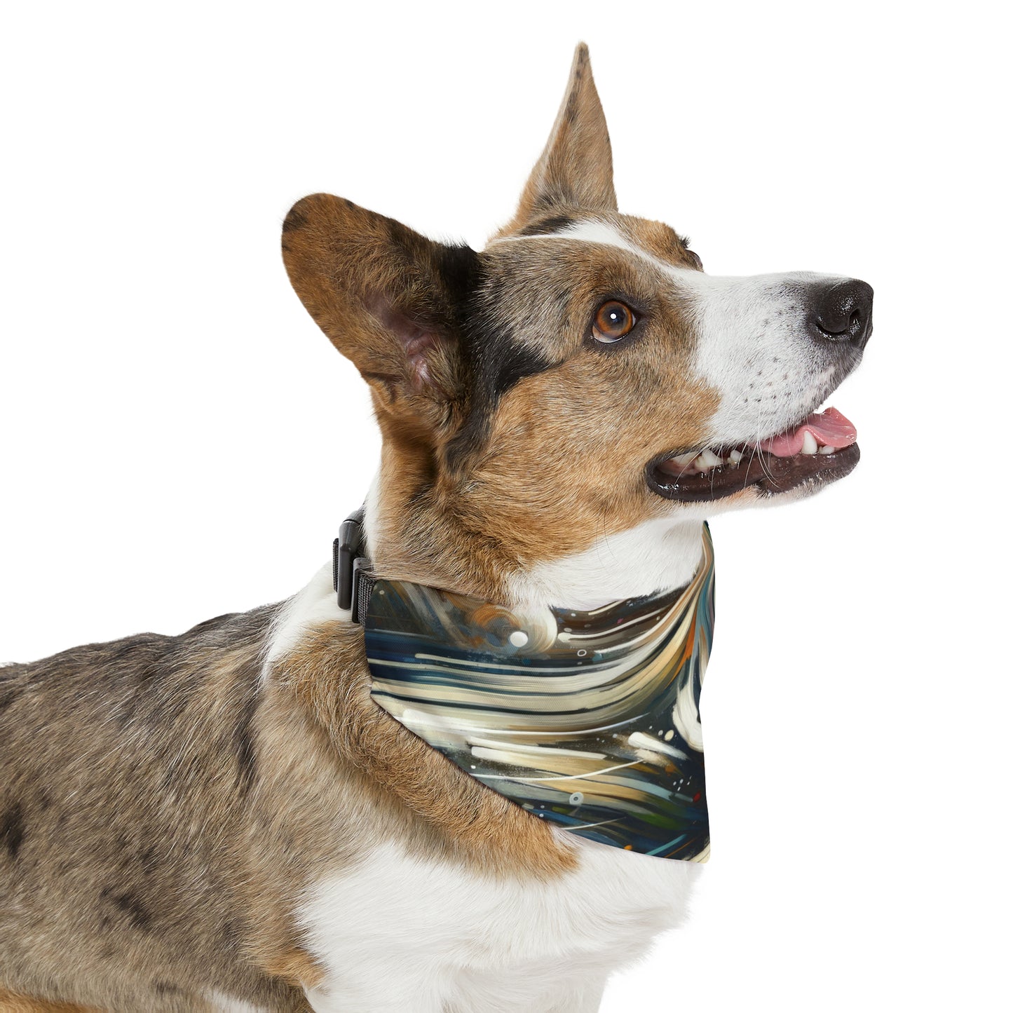 Hyperlinked Horsepower Gallop Pet Bandana Collar