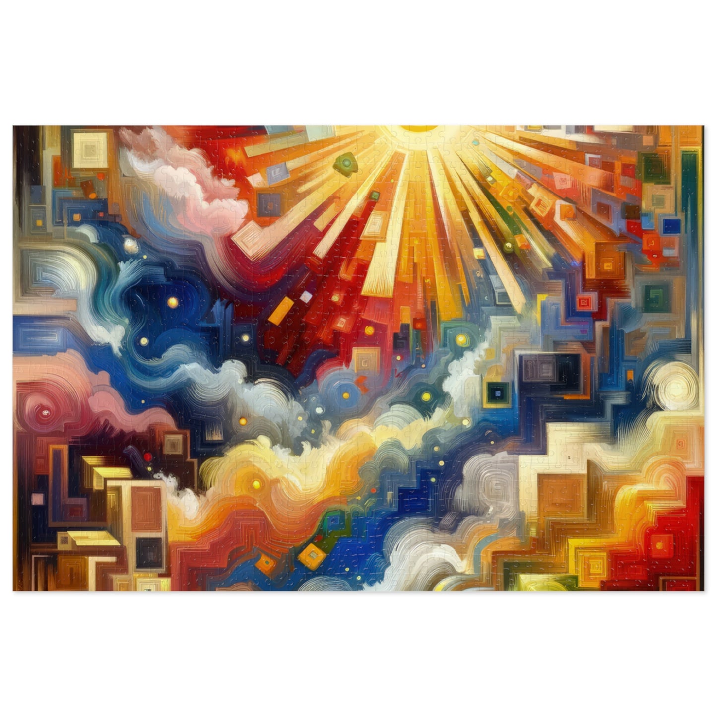 Abundant Resources Burst Jigsaw Puzzle (30, 110, 252, 500,1000-Piece)