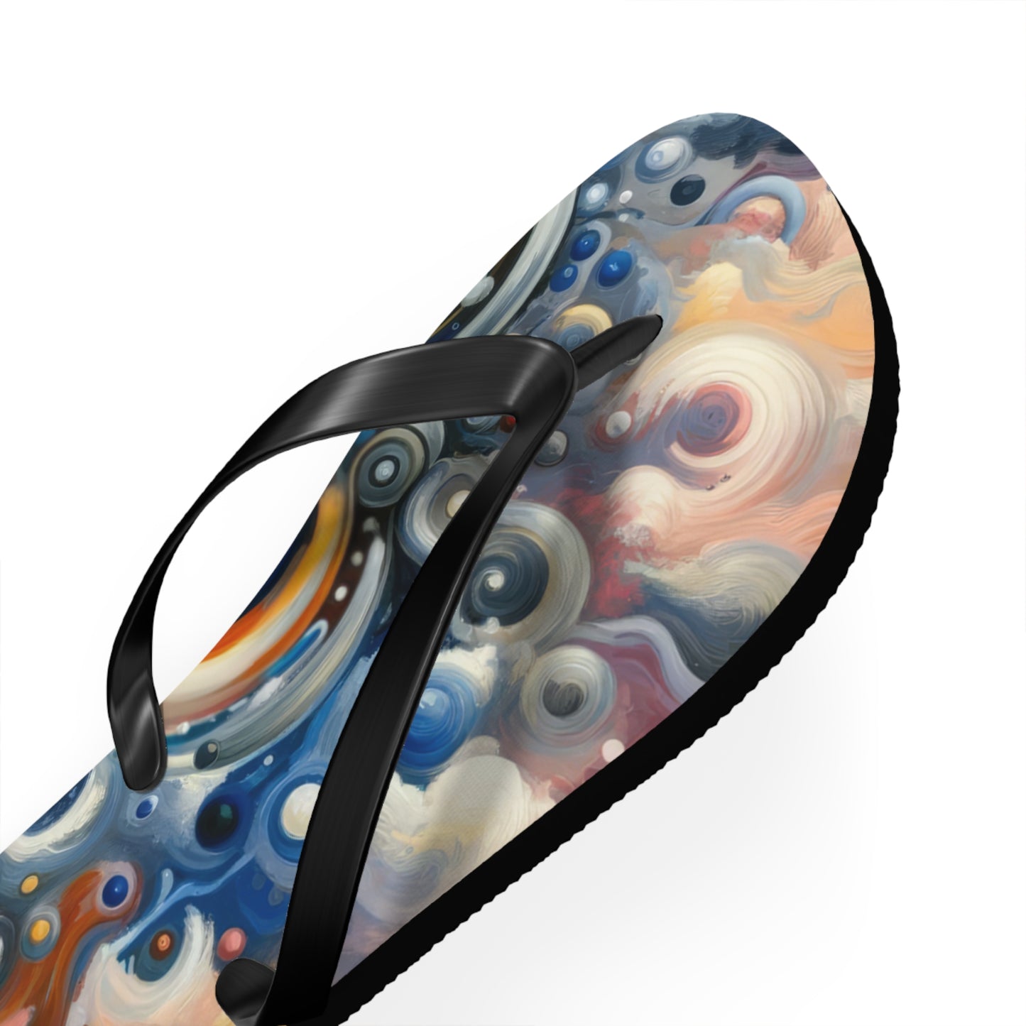 Paradoxical Embrace Tachism Flip Flops