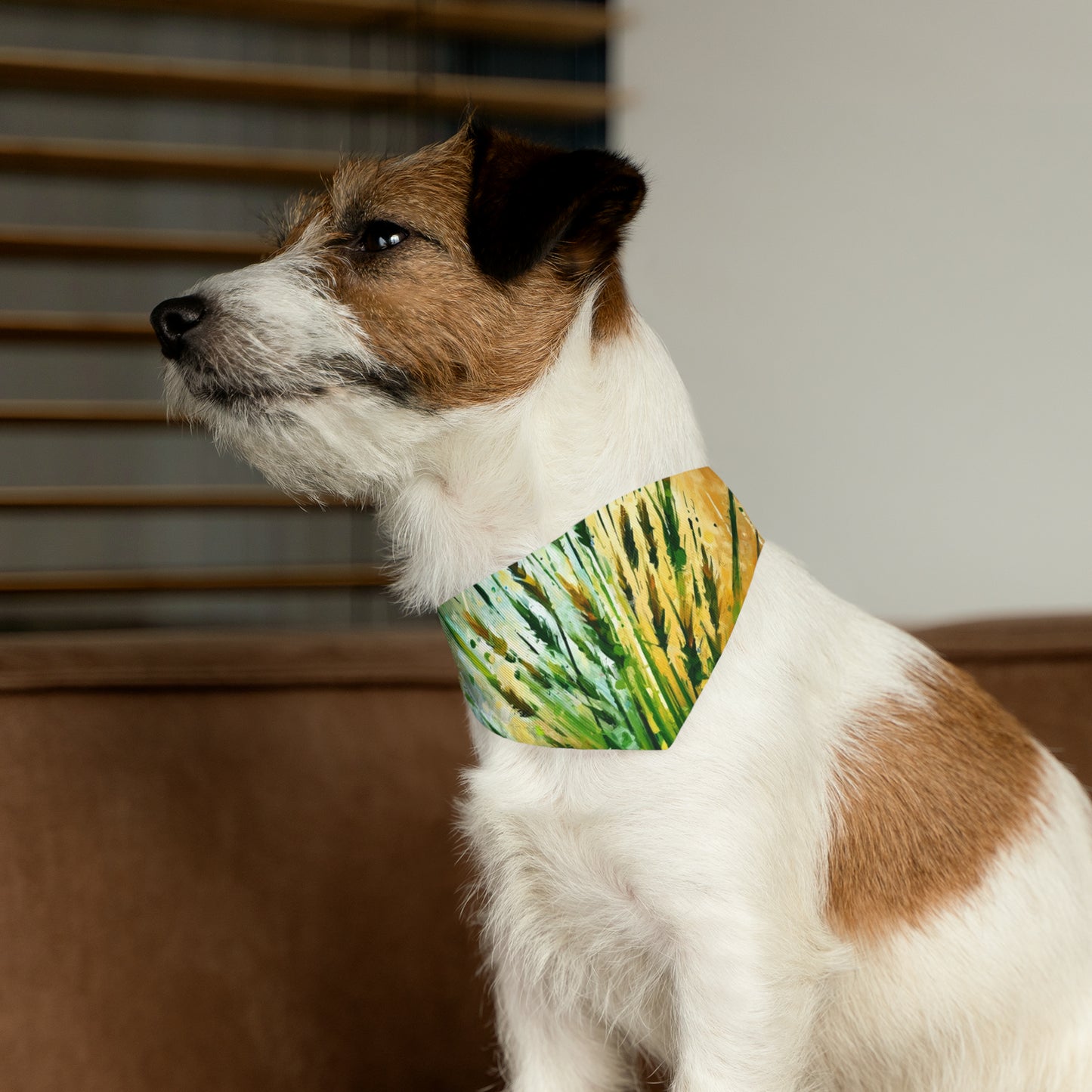 Grass Testament Change Pet Bandana Collar