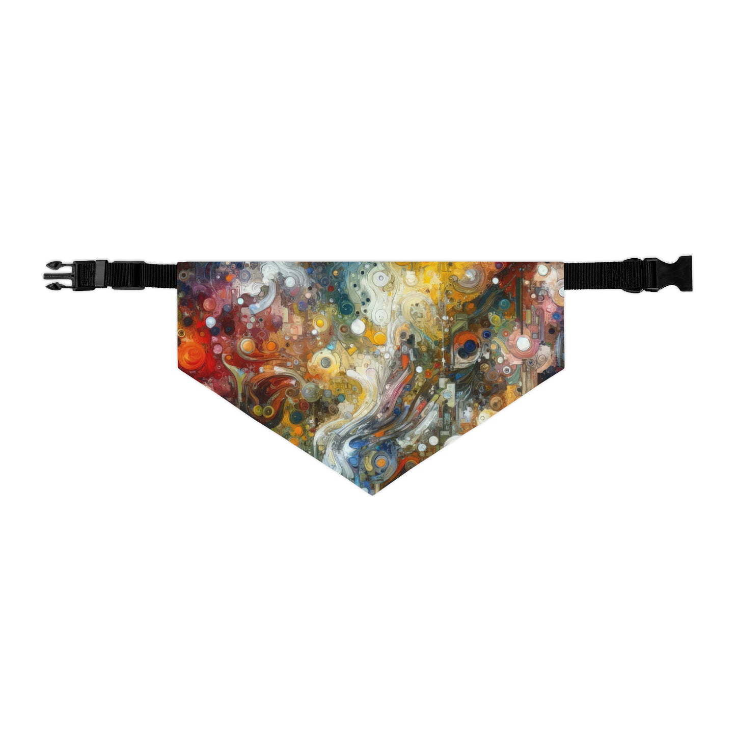 Perception Mosaic Abstract Pet Bandana Collar